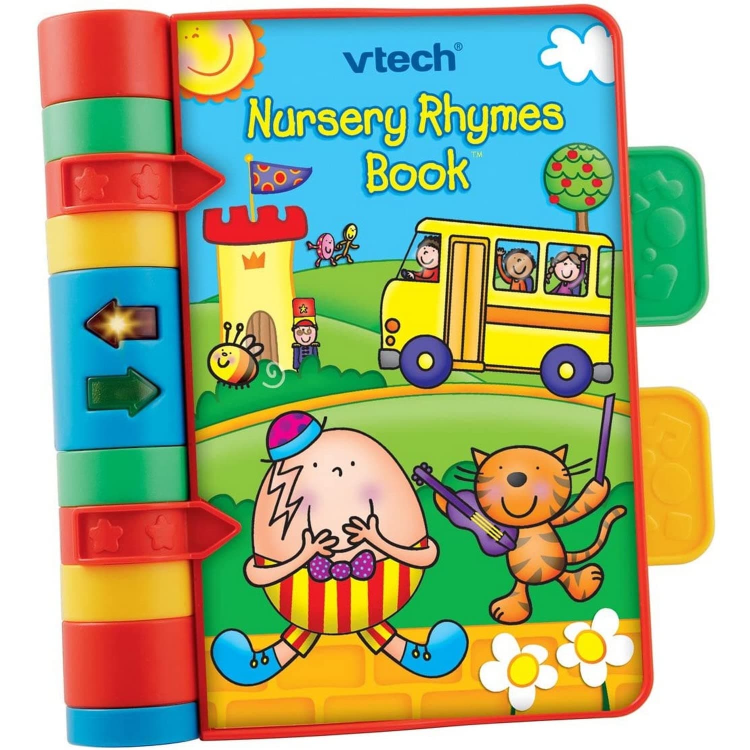 VTech Baby Nursery Rhymes Book, Light Up, Interactive, Musical Baby Book with Sounds and Phrases, Suitable for Babies from 6 Months+, English Version