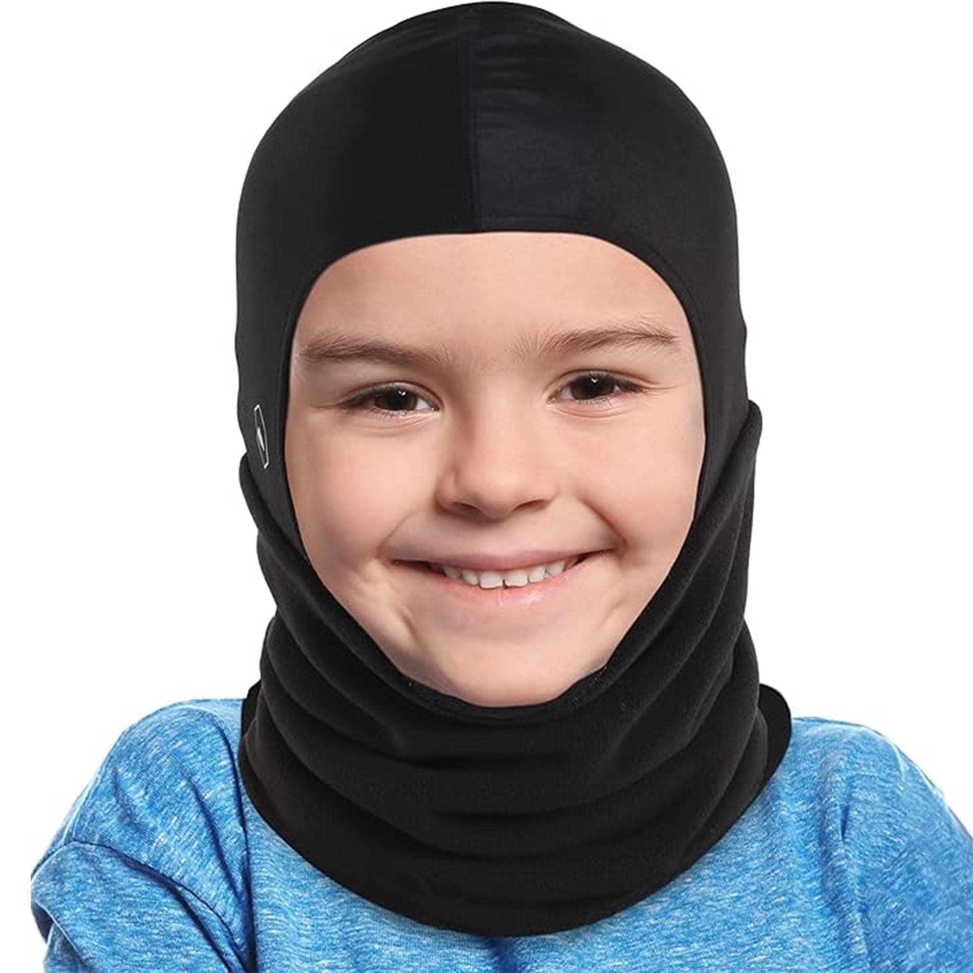 Ski Mask Kids Boys Girls - Kids Balaclava Ski - Neck Gaiter - Kid Neck Warmer with Helmet Liner Hood