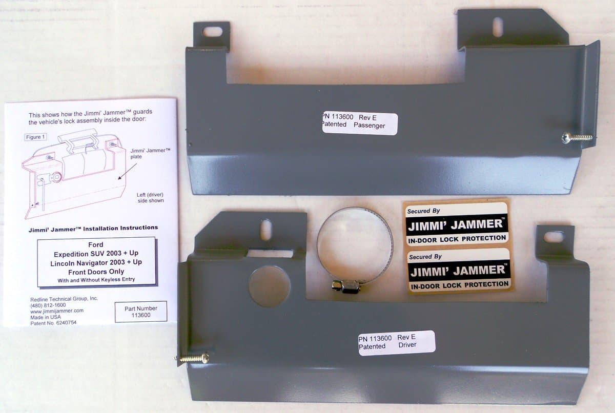 in-Door Lock Protection Expedition Navigator 2003-16 Front Doors