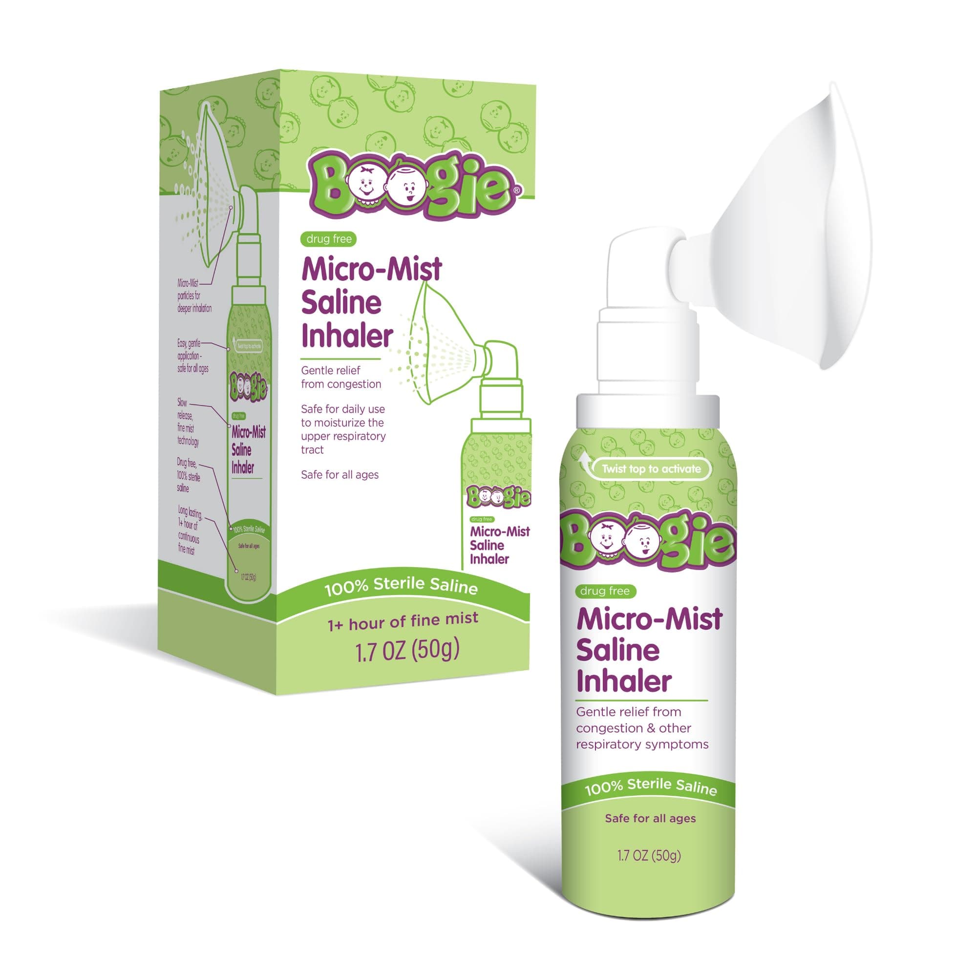 Boogie Micro-Mist Saline Inhaler