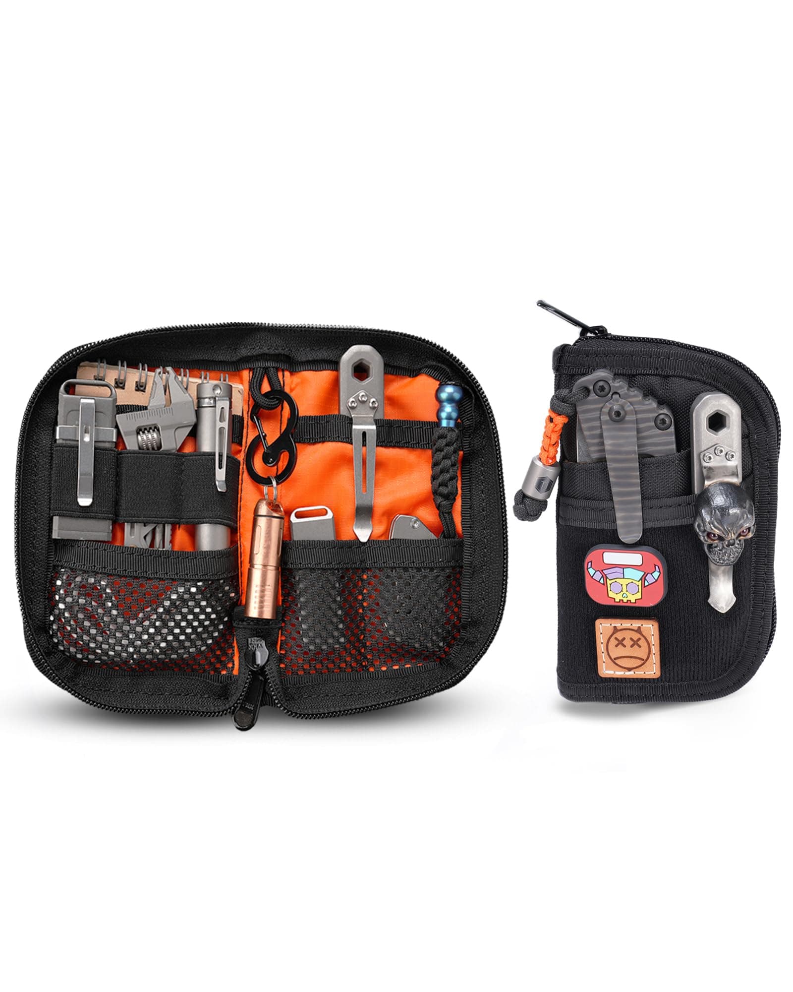 VIPERADE VE10 EDC Pouch Organizer With 7 Pockets for Men - Utility Pocket Organizer for Multitools and EDC Gears