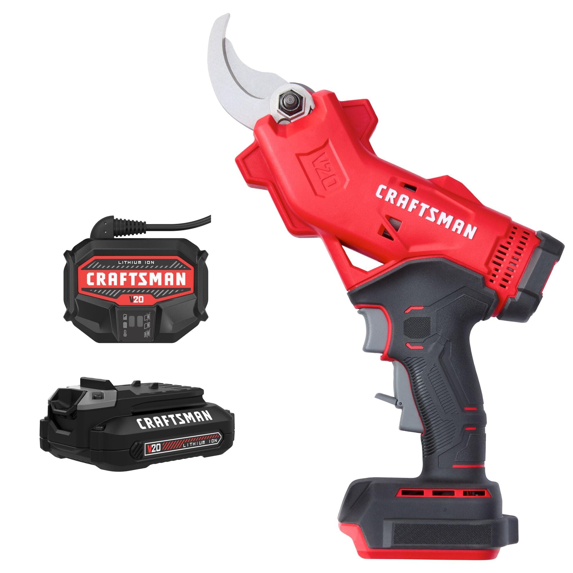 CRAFTSMAN 20V MAX Cordless Electric Pruner, Battery & Charger Included (CMCPR320C1)
