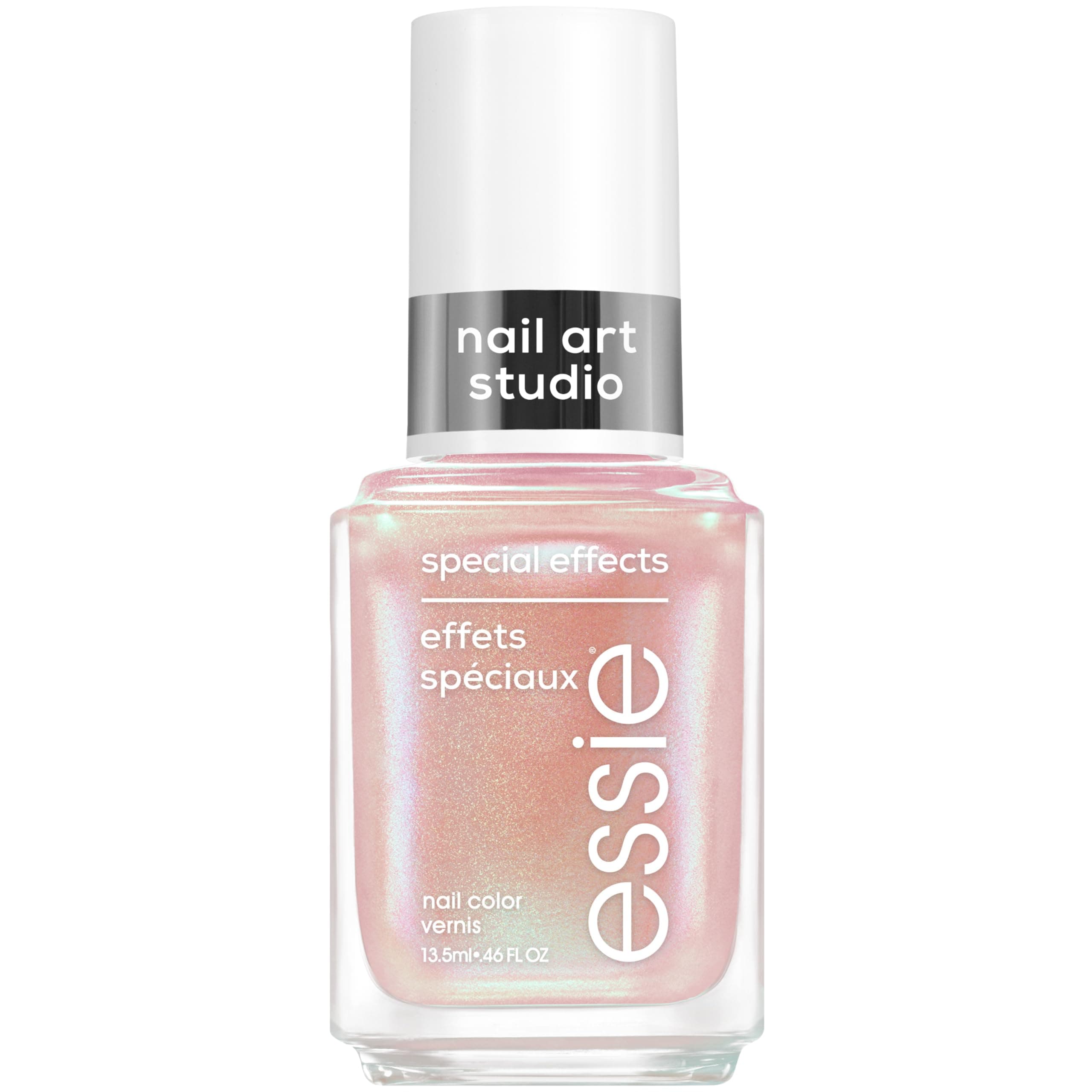 essie Nail Art Studio Special Effects Chrome Polish, Vegan, Peach Nail Polish, Gilded Galaxy, 0.46 Fl Oz