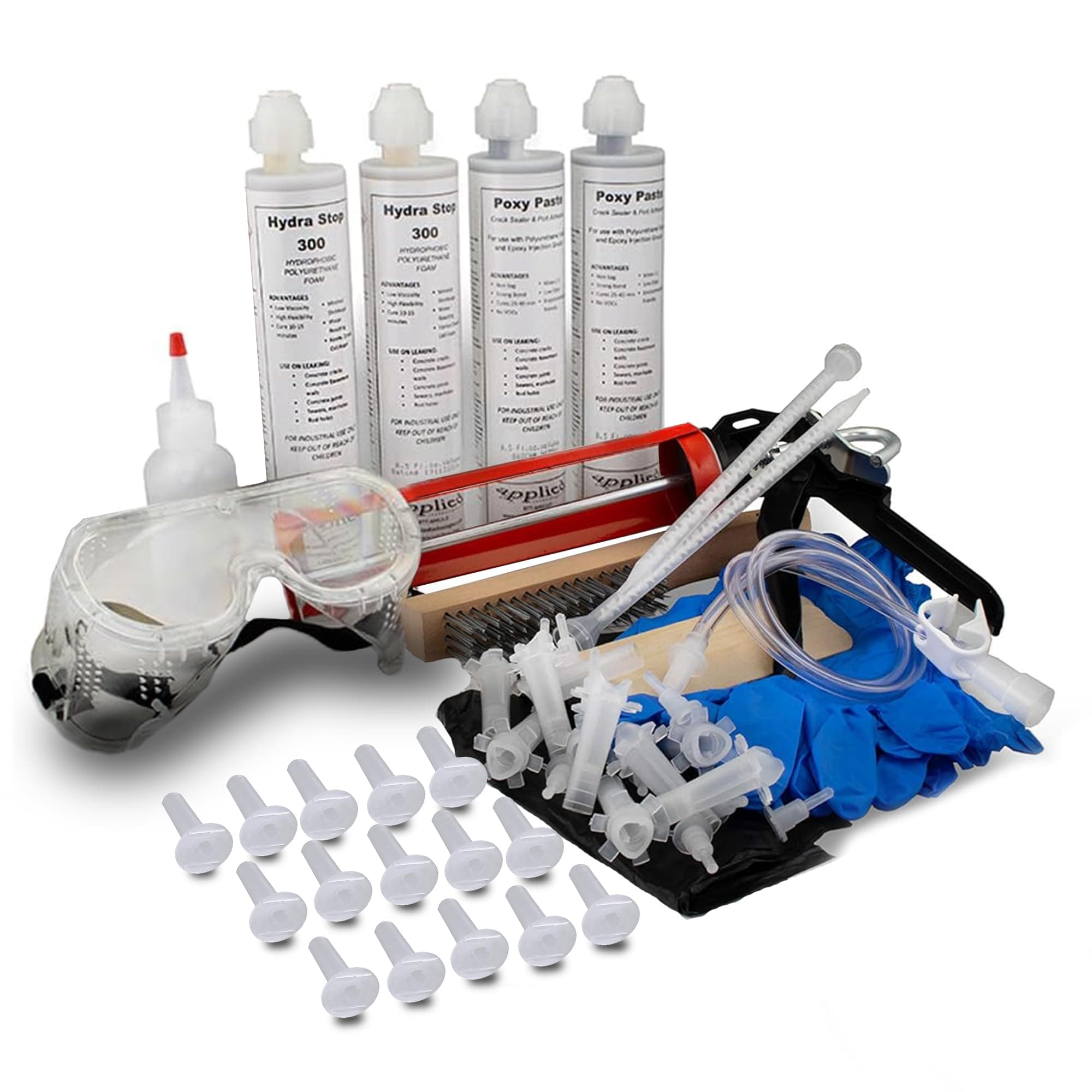 10フィート ファストセット コンクリート基礎ひび割れ修理キット 最も好評なDIYコンクリート亀裂修理キット