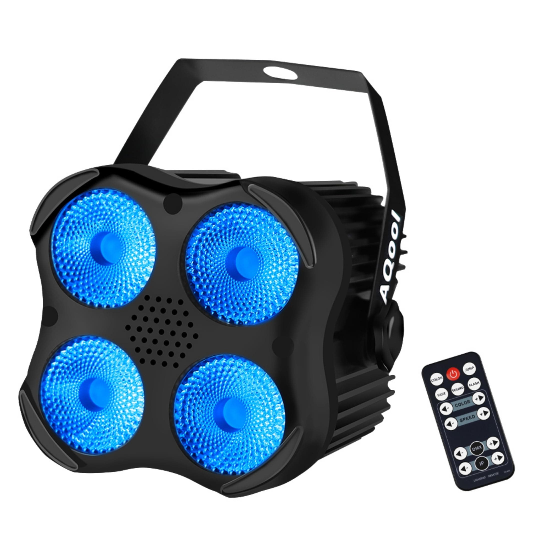 Stage Par Lights, Super Bright RGBW LED Par Can Light with Remote & DMX Control, Stage Light Sound Activated DJ Uplighting for Event Festival Party Indoor Church Stage Lighting