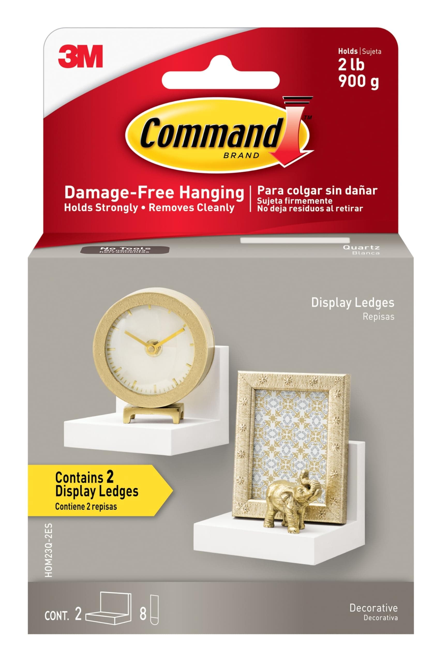 Command Adhesive Display Ledge