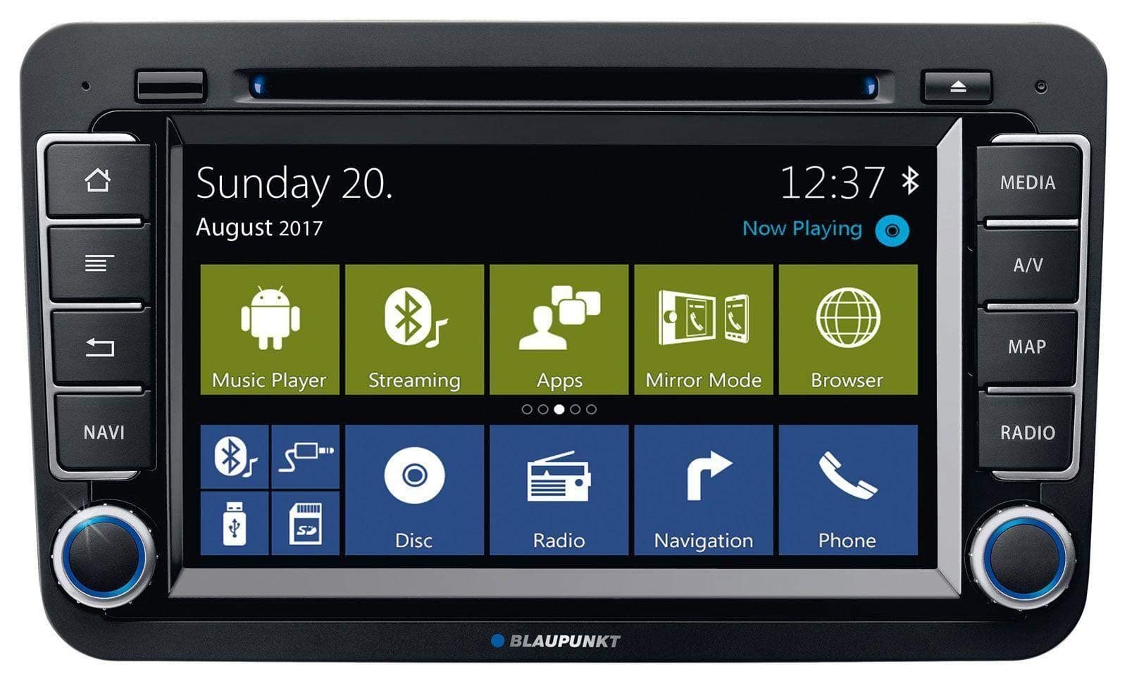 Blaupunkt Bremen 975 BT 2-DIN VHF / MP3 / CD/DVD Tuner 17.78 cm 7 Inch DAB MirrorMode Navigation incl. Remote Control No map material