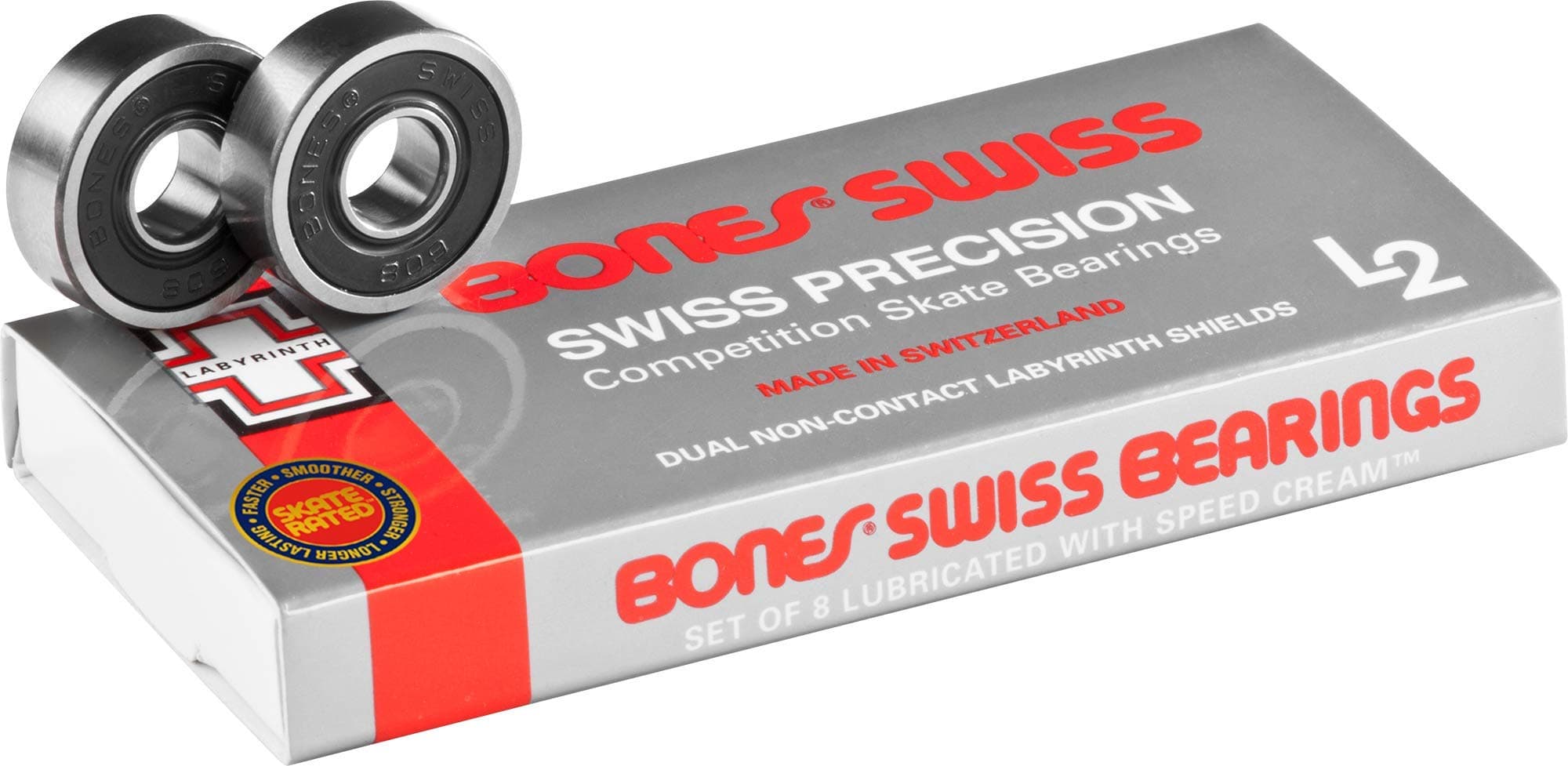 Bones Swiss Labyrinth L2 7 Balls Bearings Bearings – 180025