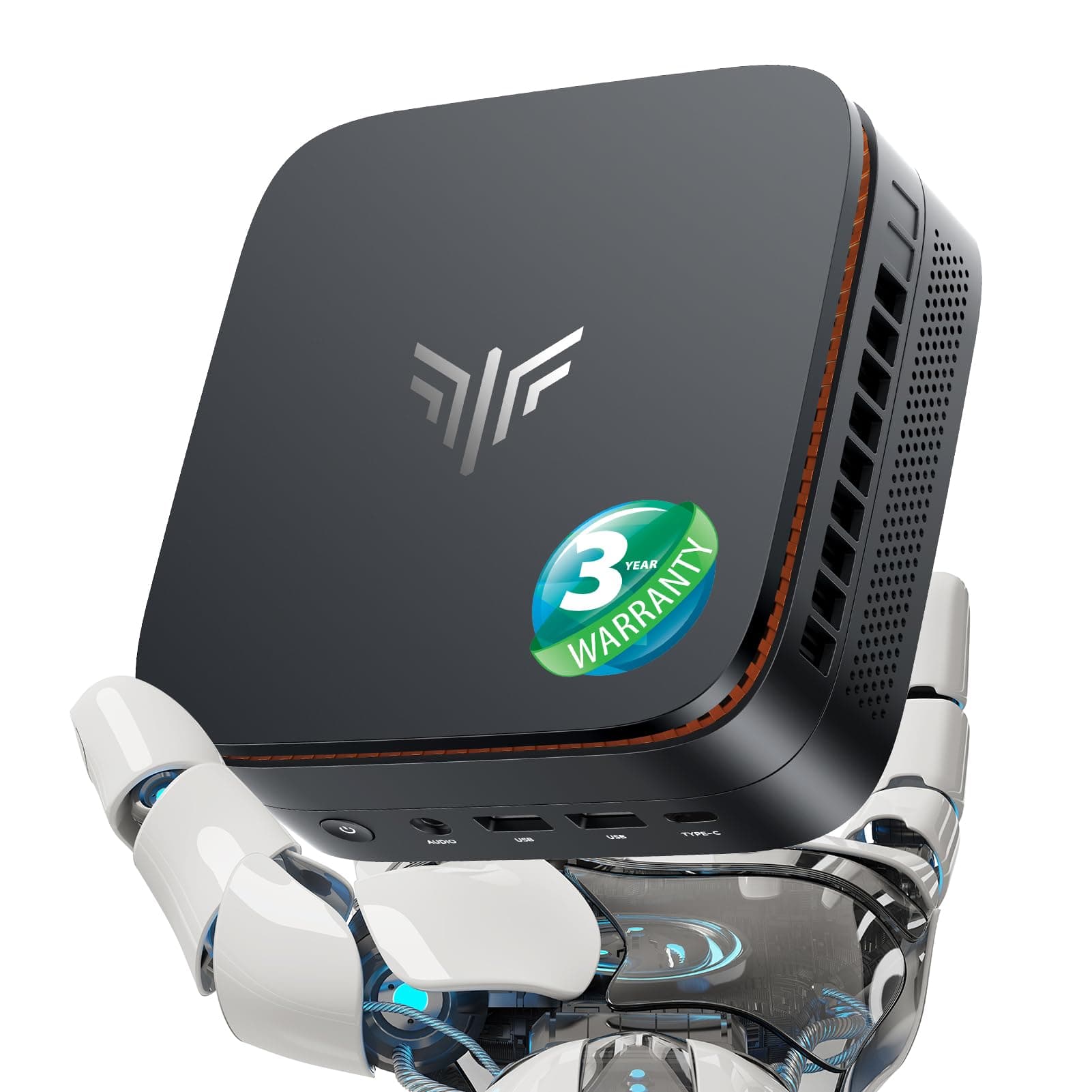 Pinova P1 Mini PC, AMD Ryzen 4300U Mini Computers (Beats N150/10110U, up to 3.7GHz), 16GB RAM 1TB M.2 SSD Micro Desktop PC Support Triple 4K Display| Dual WiFi | BT| Ethernet for Business Home