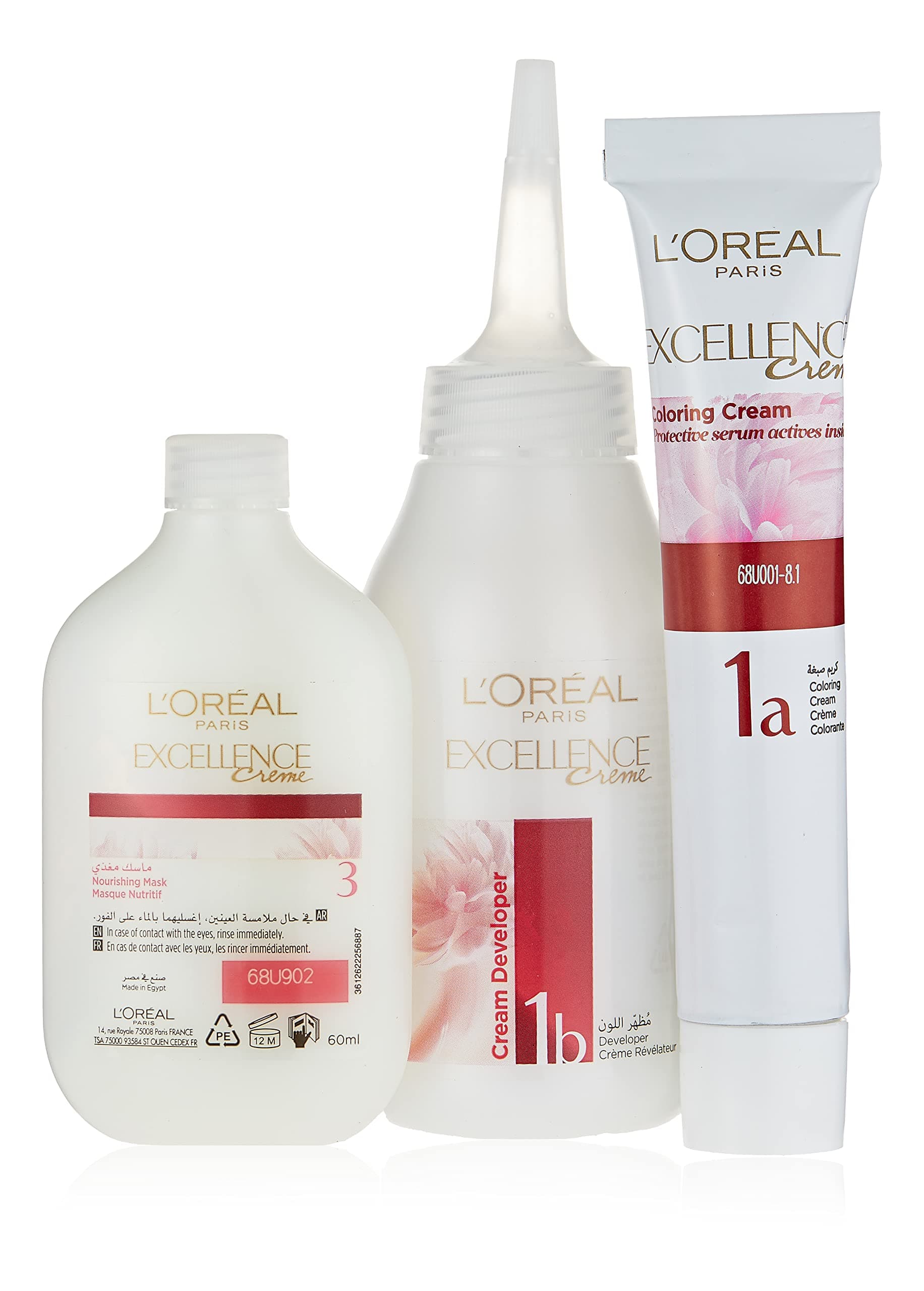 L’Oréal Paris L'Oreal Excellence Crème Permanent Hair Color, 8.1 Light Ash Blonde