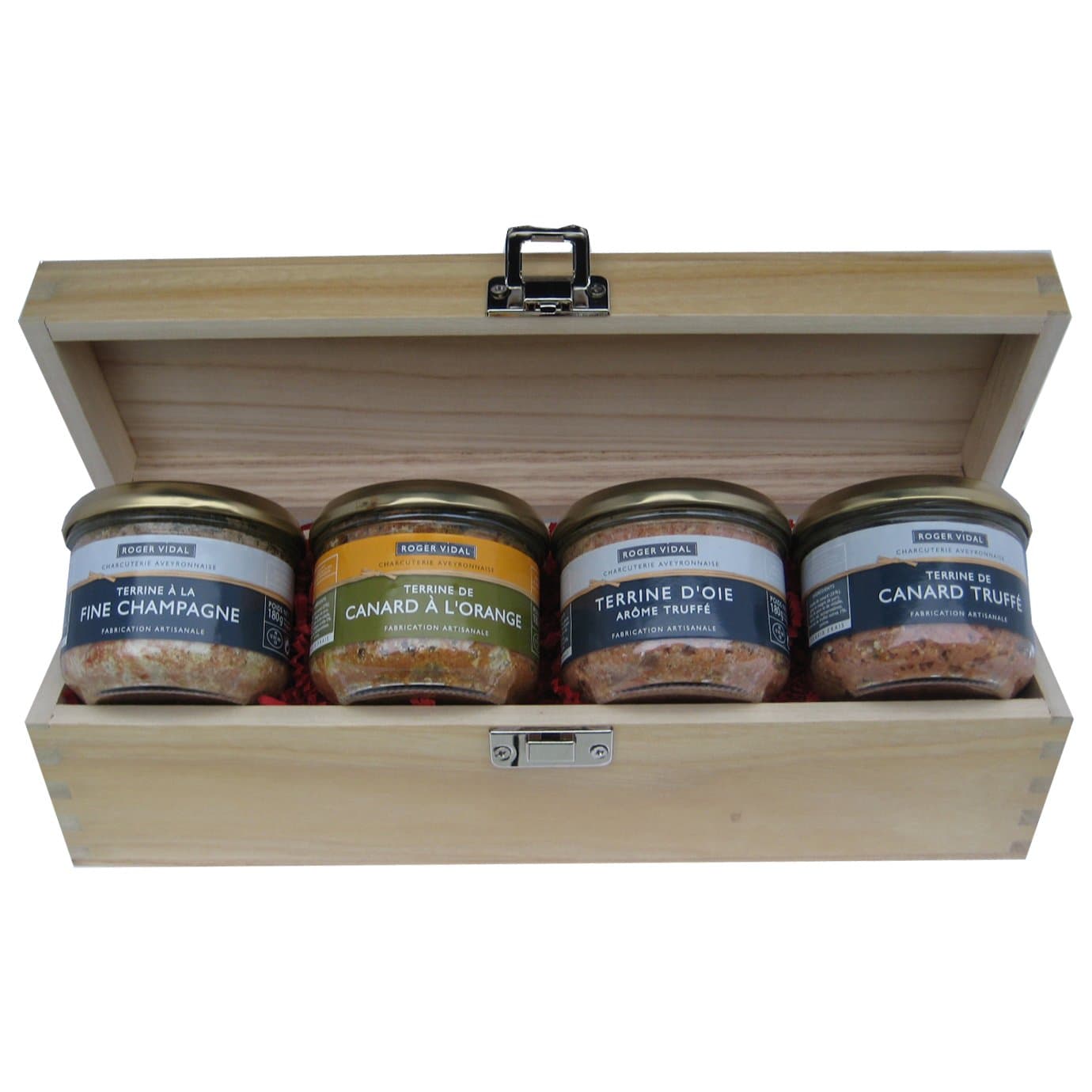 French Pâtés in Wooden Box