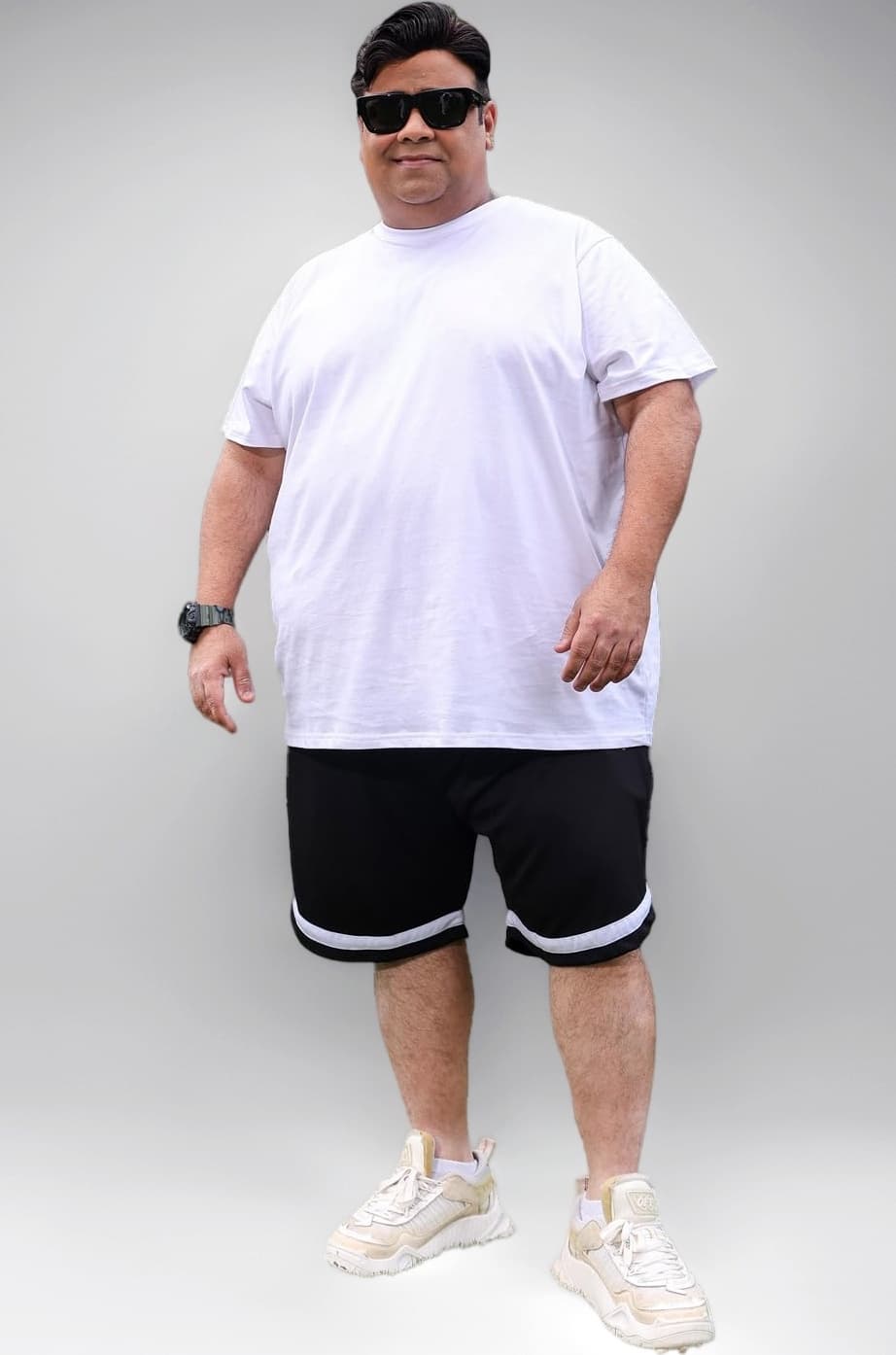 - Plus Size Men's Regular Fit Shorts