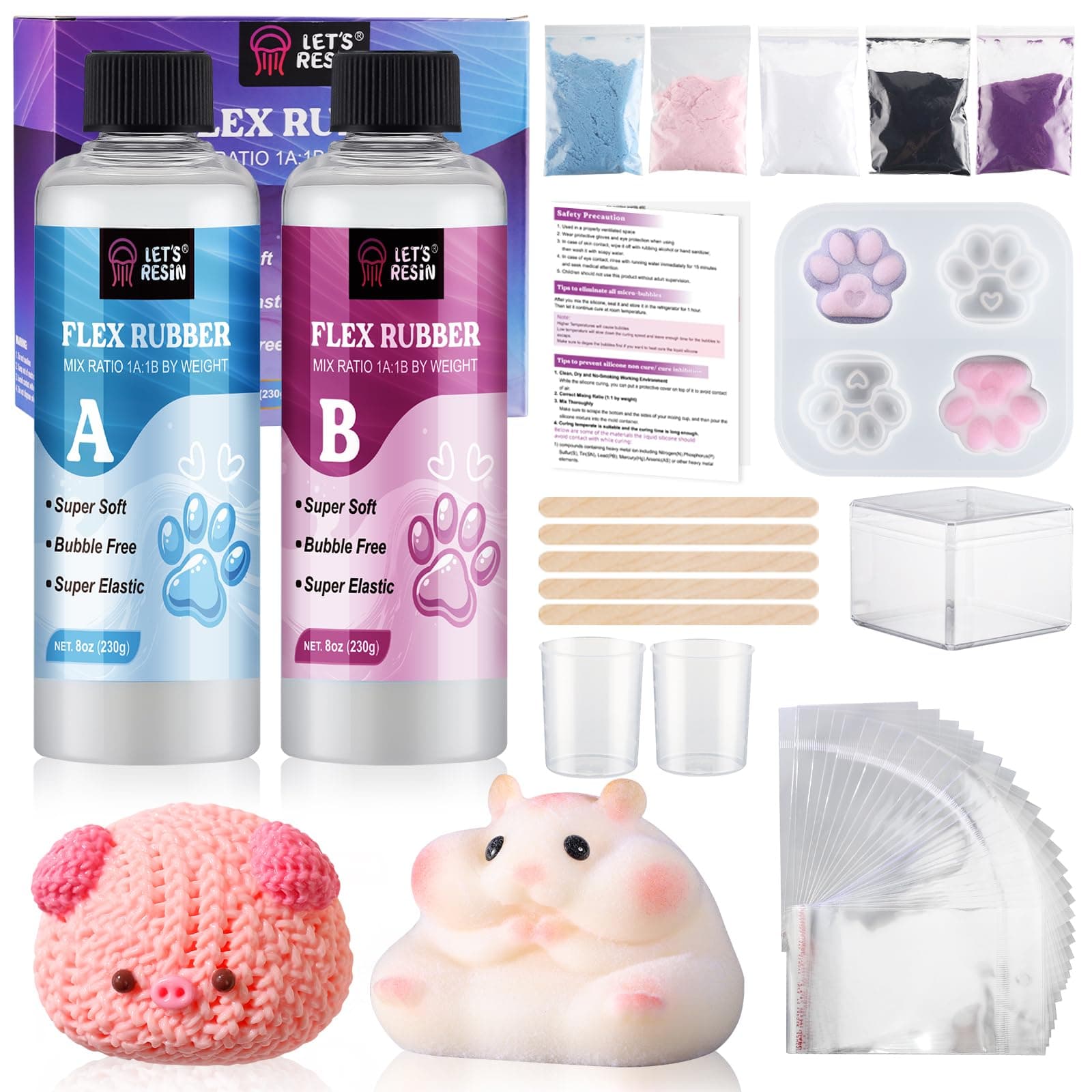 LET'S RESIN Flex Rubber