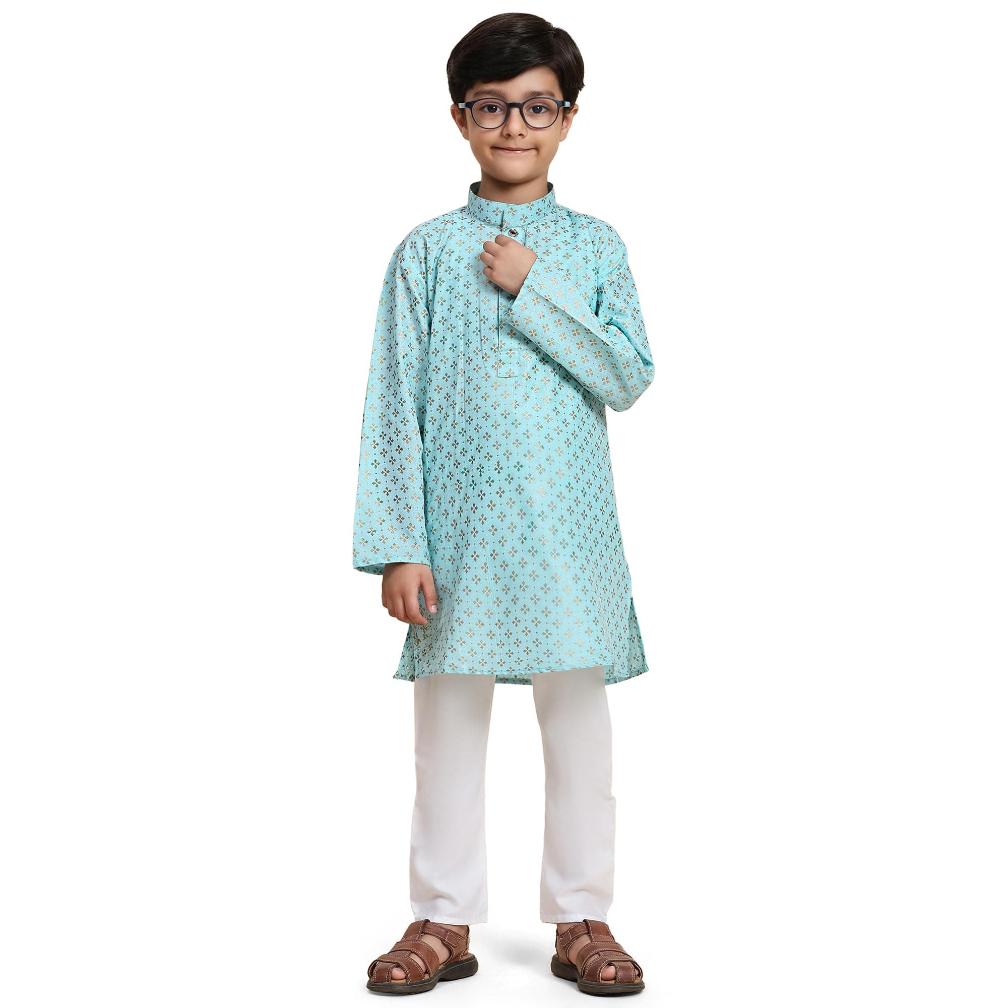 Pro-Ethic Style Developer Boy's Cotton Solid s Kurta Pajama For Kid'S Ethnic Wear | Kurta Pajama Set