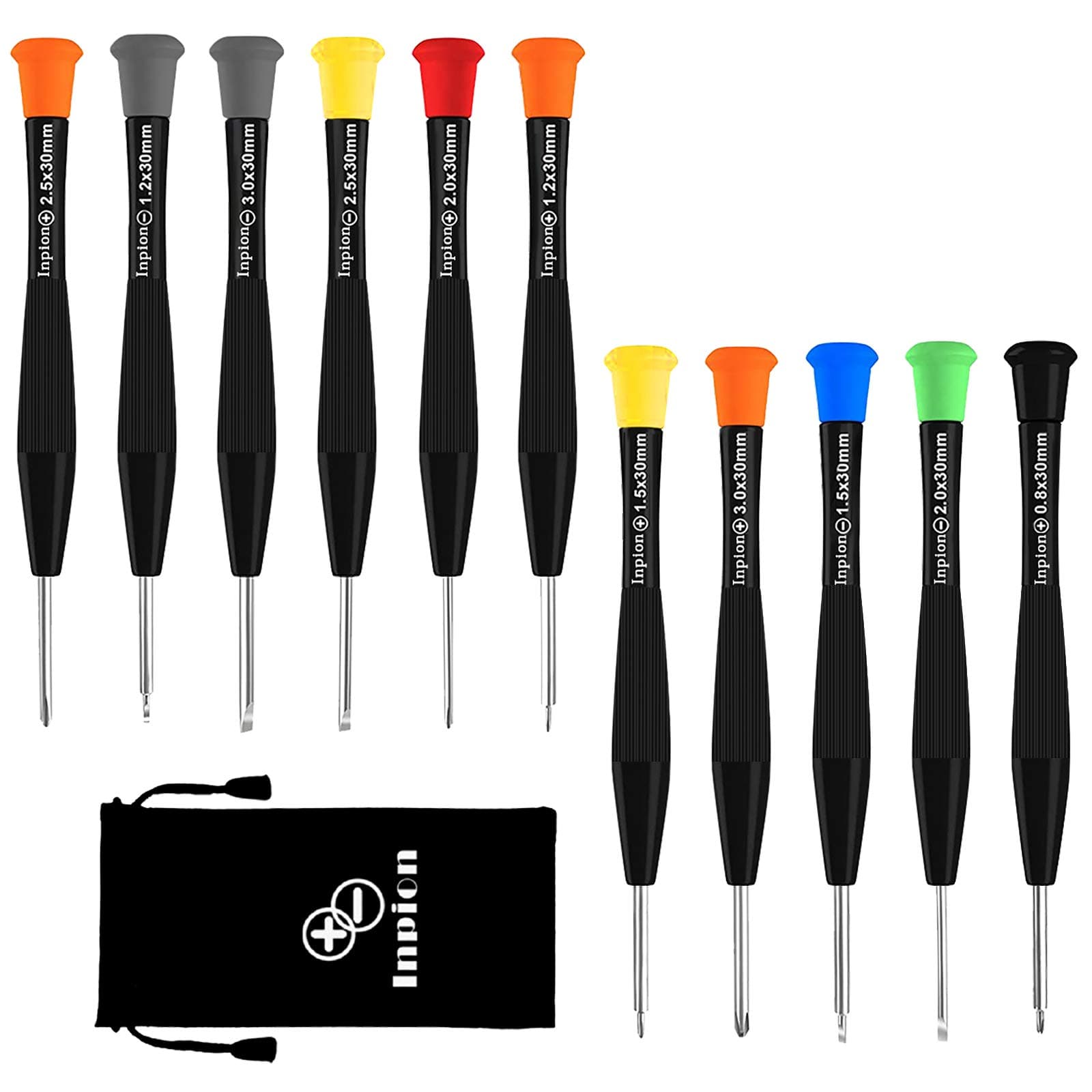 Eyeglass Screwdrivers Repair kit 11Pcs Precision Repair set for Glasses, Electronics and Watch Repair
