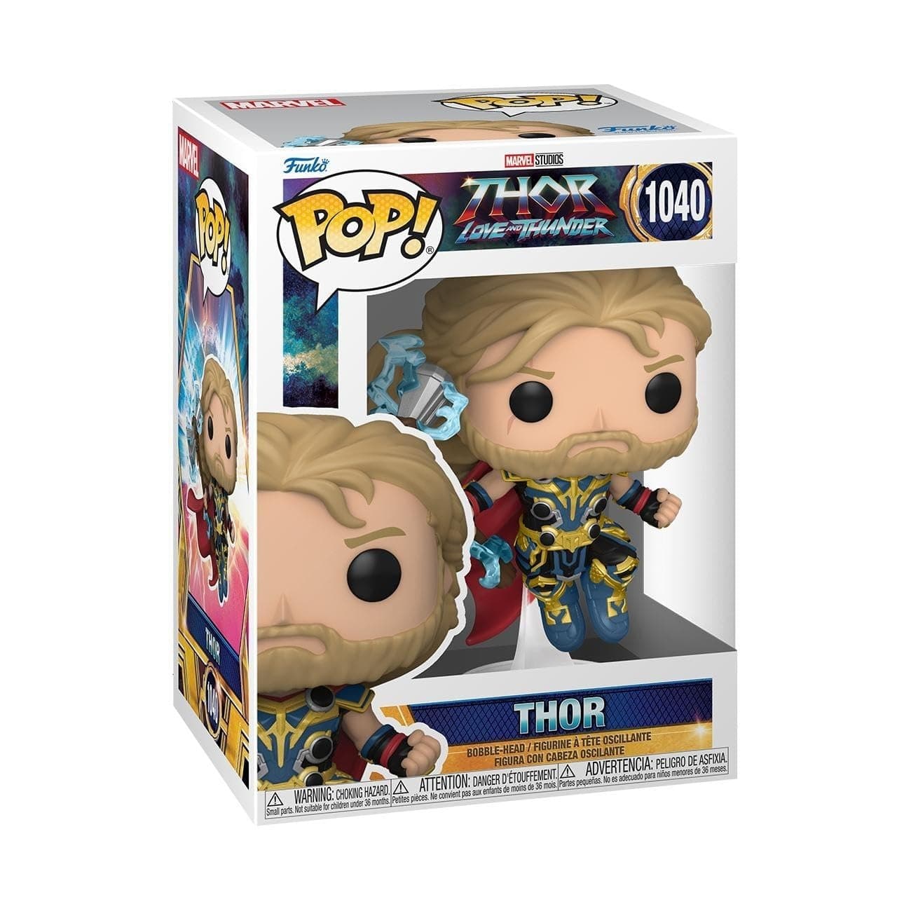 POP! Marvel: Thor Love and Thunder - Thor - Collectable Vinyl Figure - Gift Idea - Official Merchandise - Toys For Kids & Adults - Model Figure for Collectors and Display