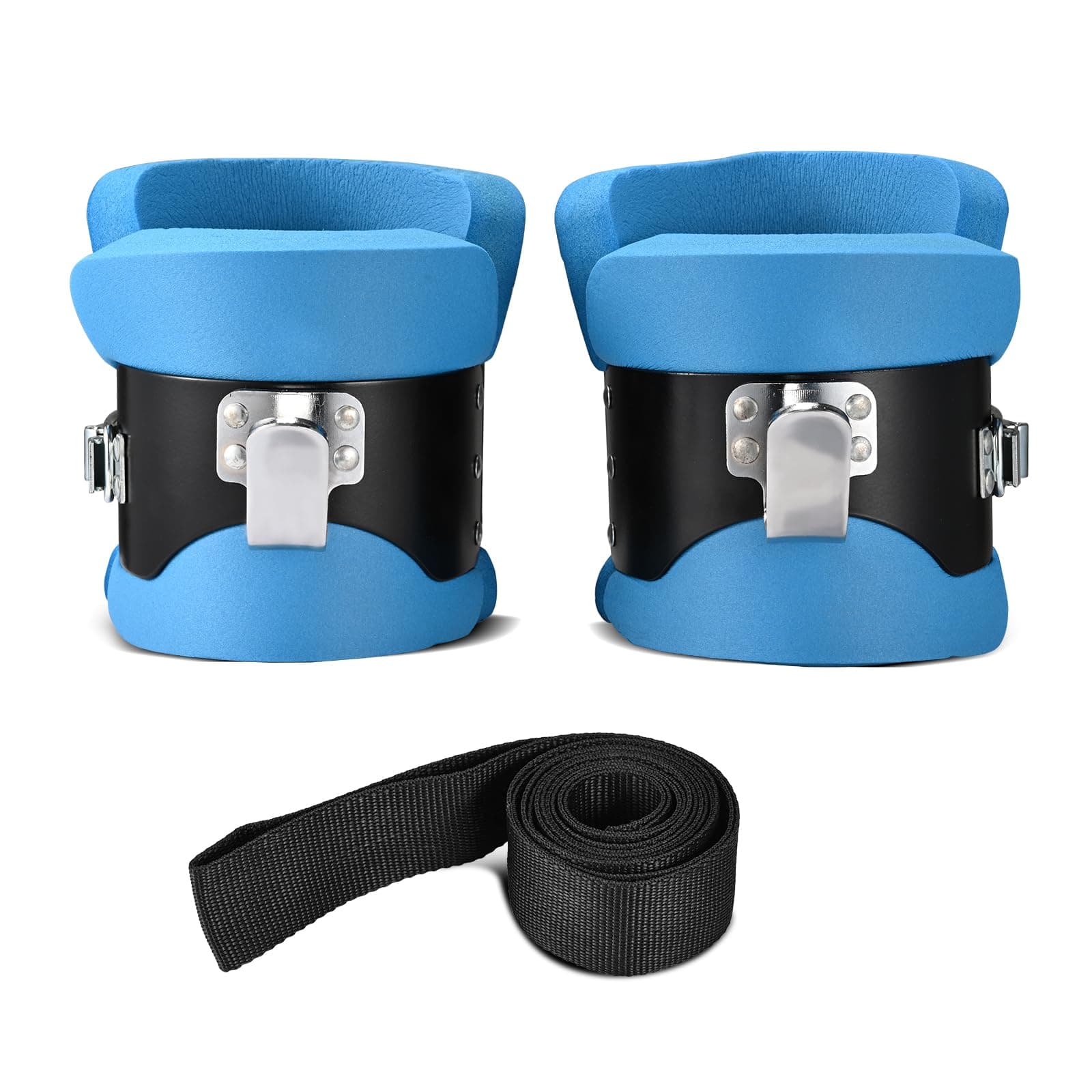 Anti Gravity Inversion Hang Up Boots Inversion Boots Gravity Compression Relief Exercise Recovery with 2 Meter high Intensity Band