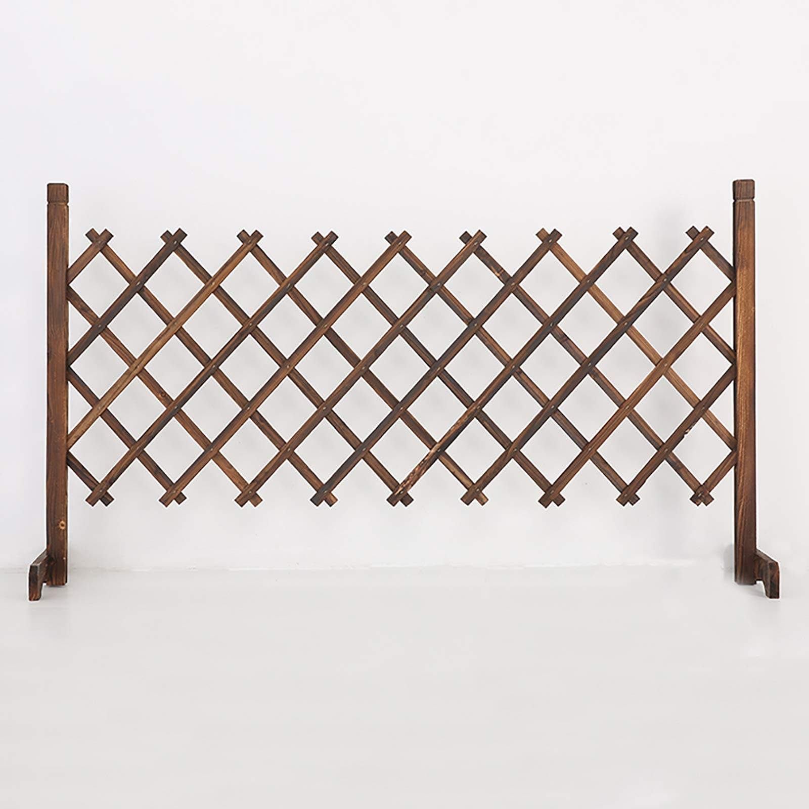QBZS-YJ Fence Plant Screen Woodside Decorative Garden Fence Panels, Flower Border Edging， Expandable Garden Fence， for Indoor/Outdoor Garden Stake Fence Around Gate Dog Fence Garden Trellises