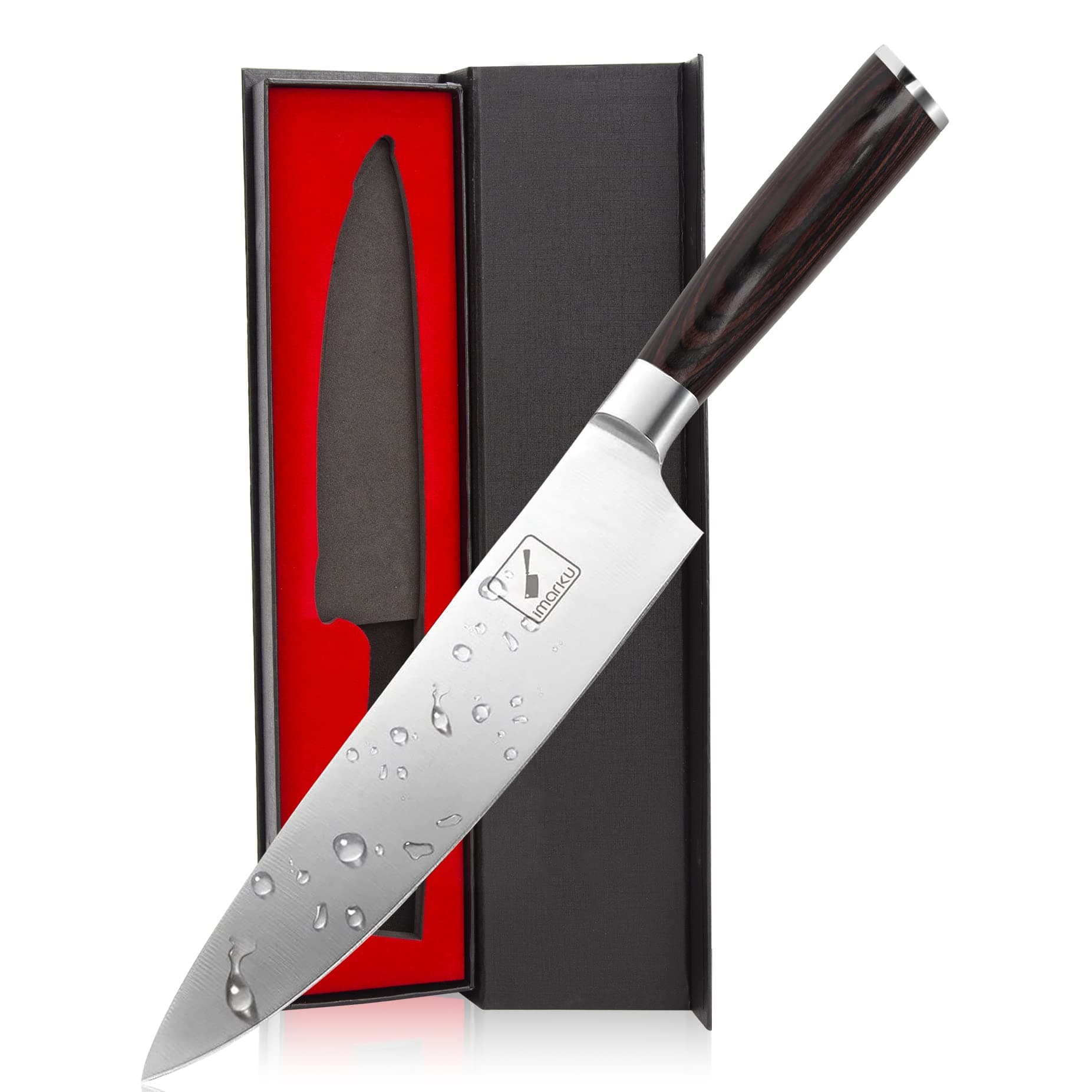 Imarku Pro Kitchen 8 Inch Chef's Knife High Carbon Stainless Steel Sharp Gyutou Knives Ergonomic Equipment