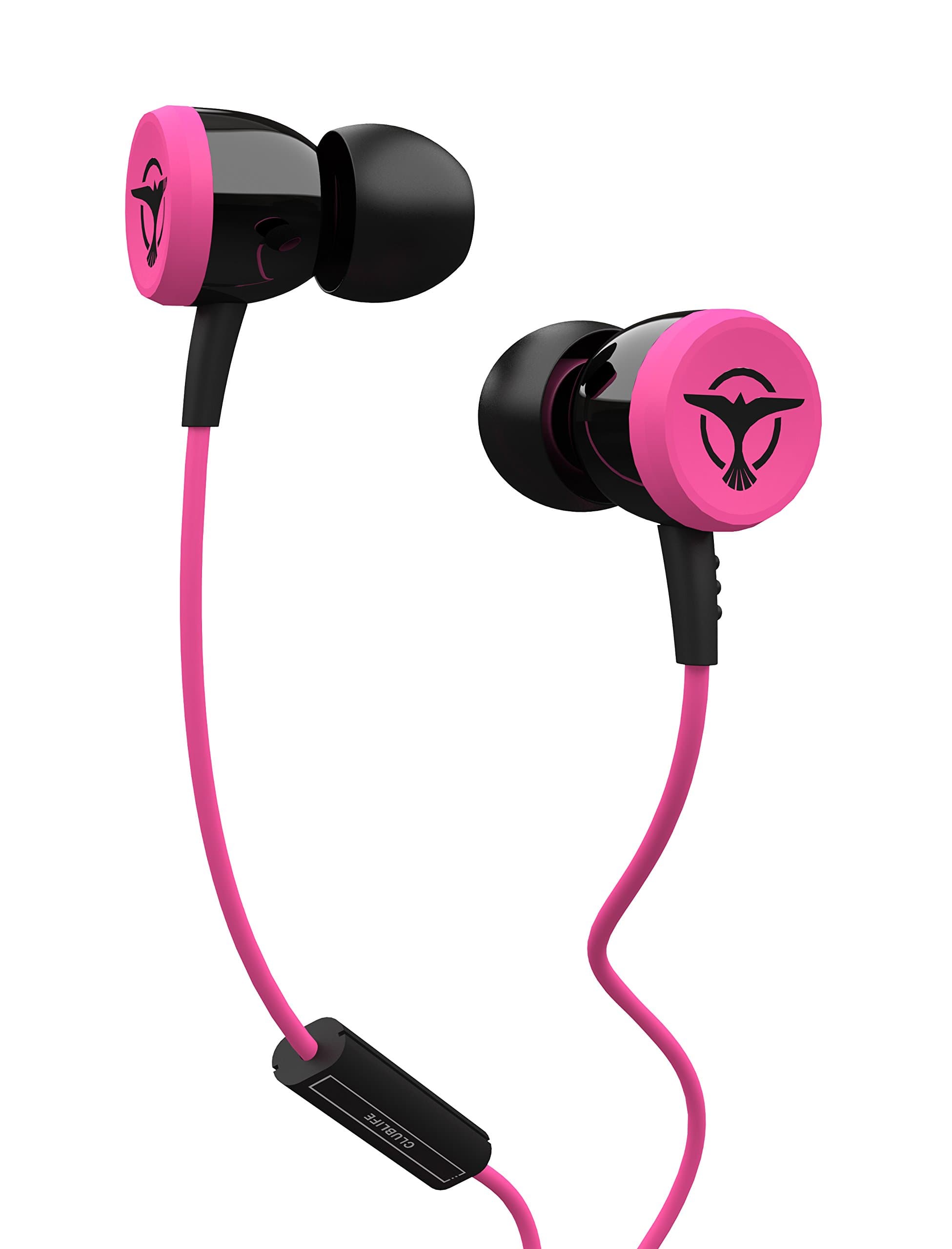 CLUBLIFE CL31-1-13 CL-3 Paradise In-Ear Headphones with Mic, Pink