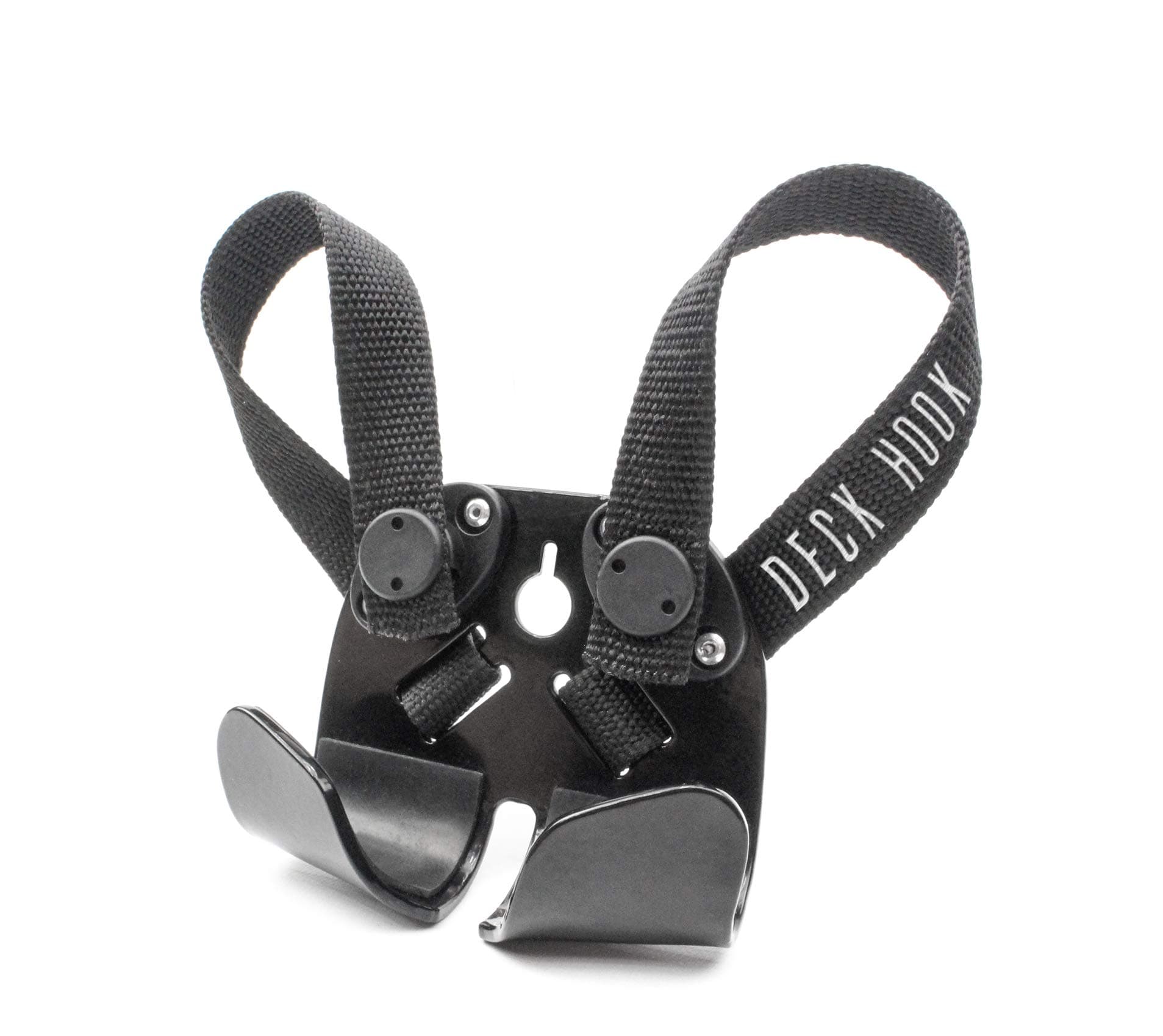 Deck Hook: Professional Skateboard, Longboard & Electric Skateboard Holder Carrier | Universally Compatible with Any Dual Shoulder Strap Backpack | Adjustable Straps & Hands Free Use