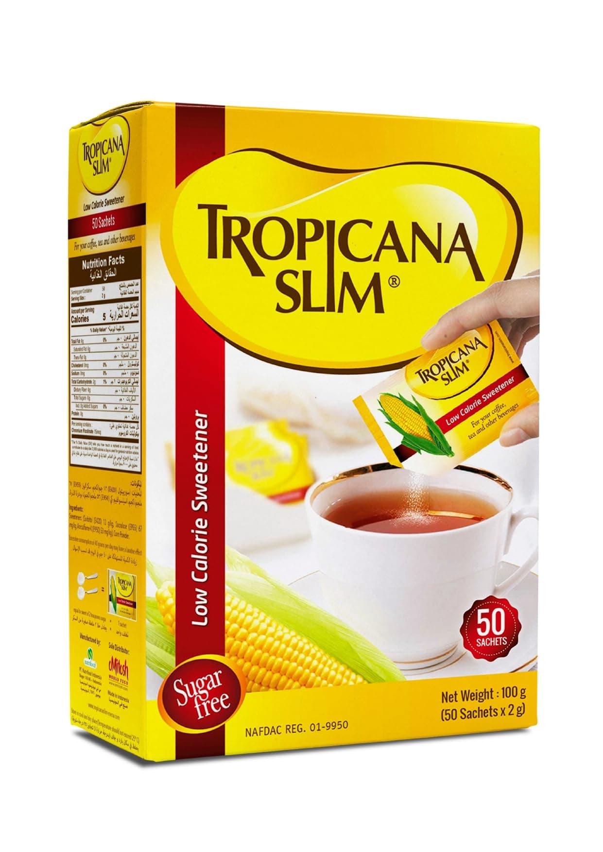 Tropicana Slim Low Calorie Sweetener - 100 Gm