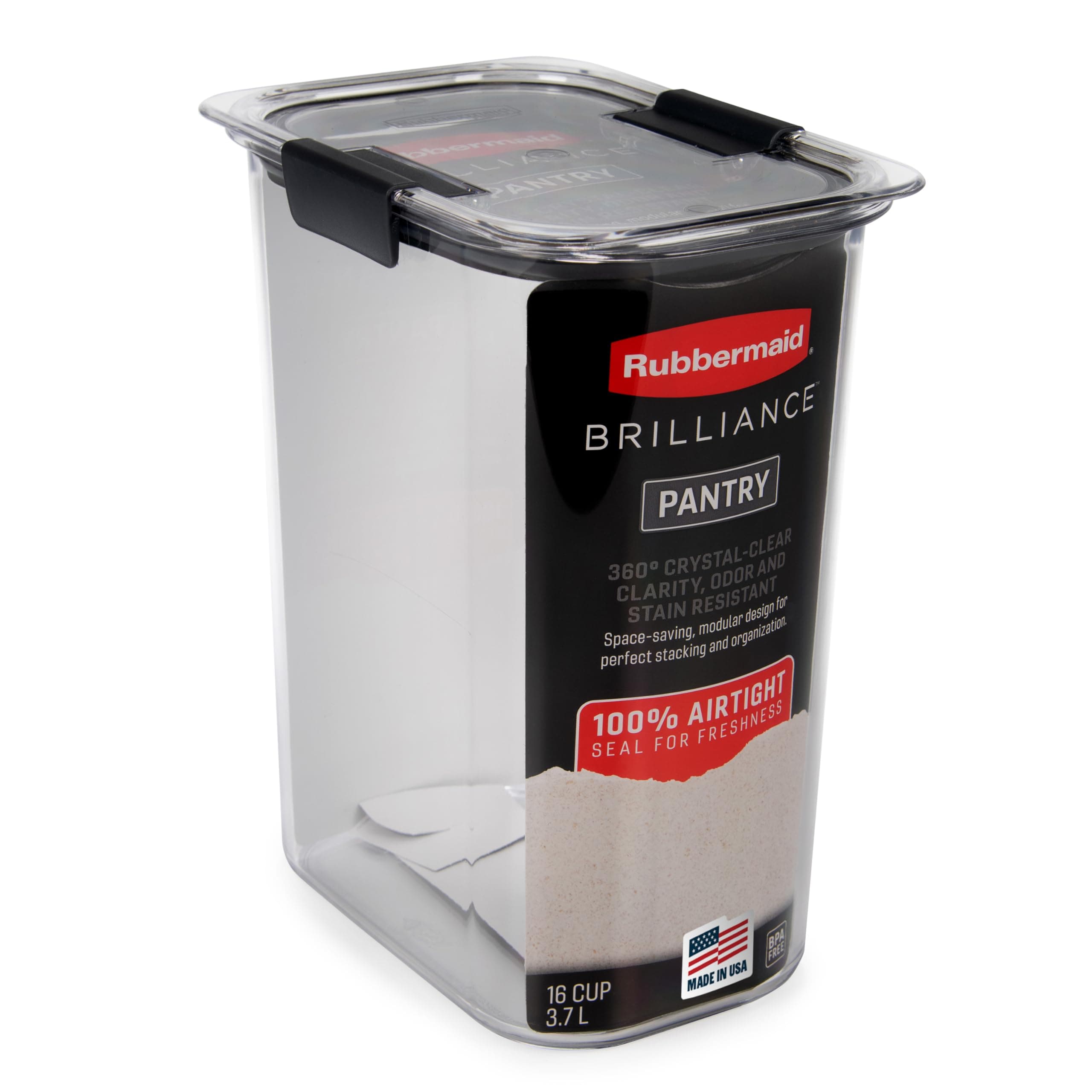 1994228 Pantry Airtight Food Storage Container, BPA-Free Plastic, Brilliance, Flour (16 Cup)