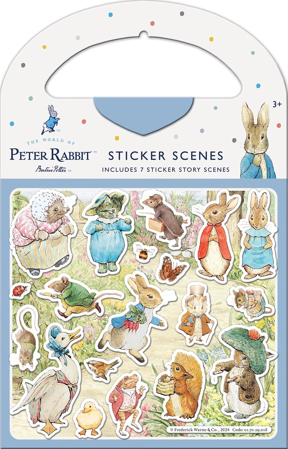 Peter Rabbit Sticker Scene Activity Set | Includes 6 Scenes & 50+ Stickers | Official Licensed Product | Gifts for Boys & Girls Age 3+ | Beatrix Potter | Arts & Crafts, Decoration & Party Bag Fillers