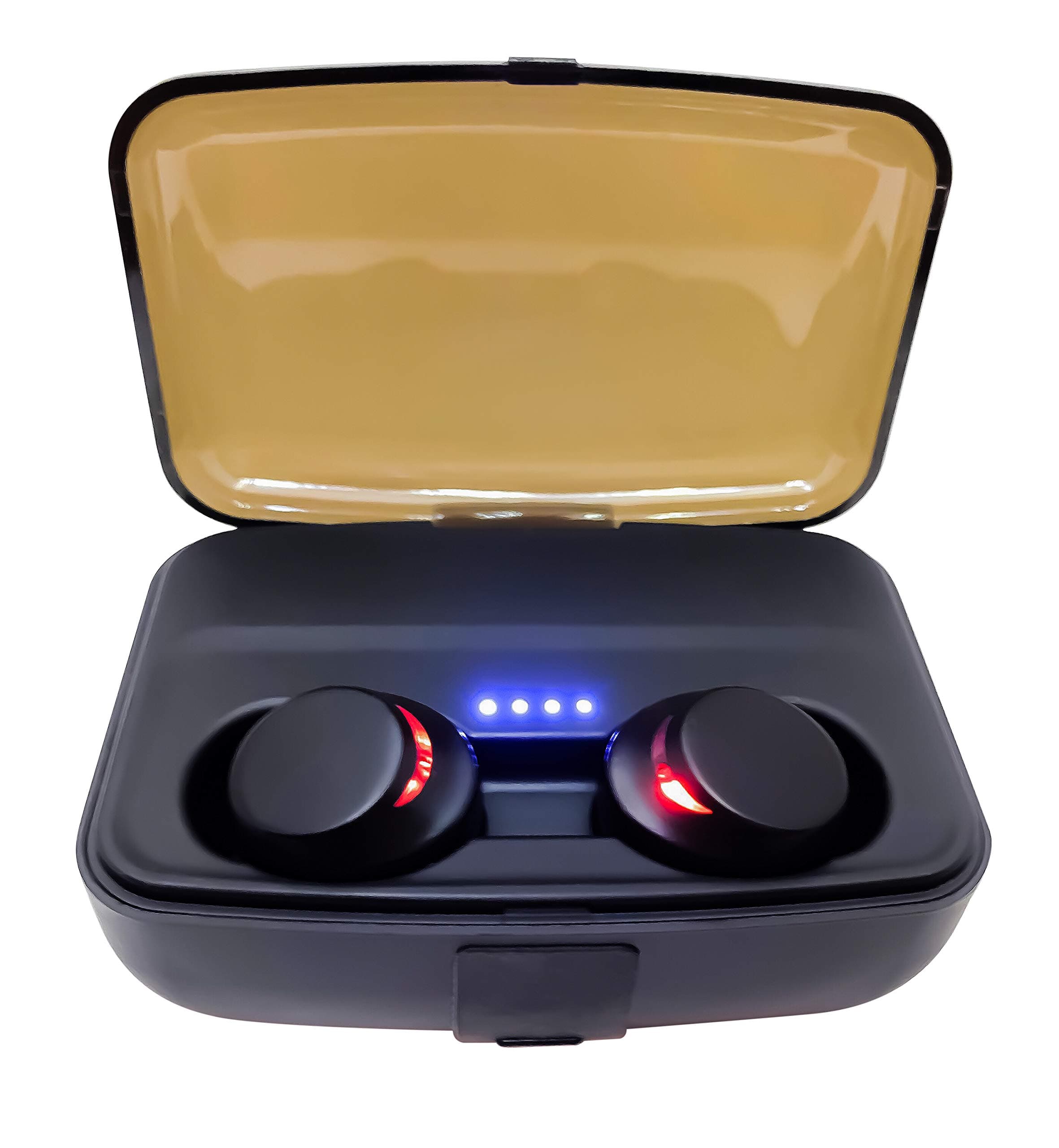 DENT Wireless Bluetooth Earbuds Waterproof IPX7 Headphones with Portable 3,000 mah Extra Large Capacity Charger Case Battery HD Sound Quality Noise Canceling