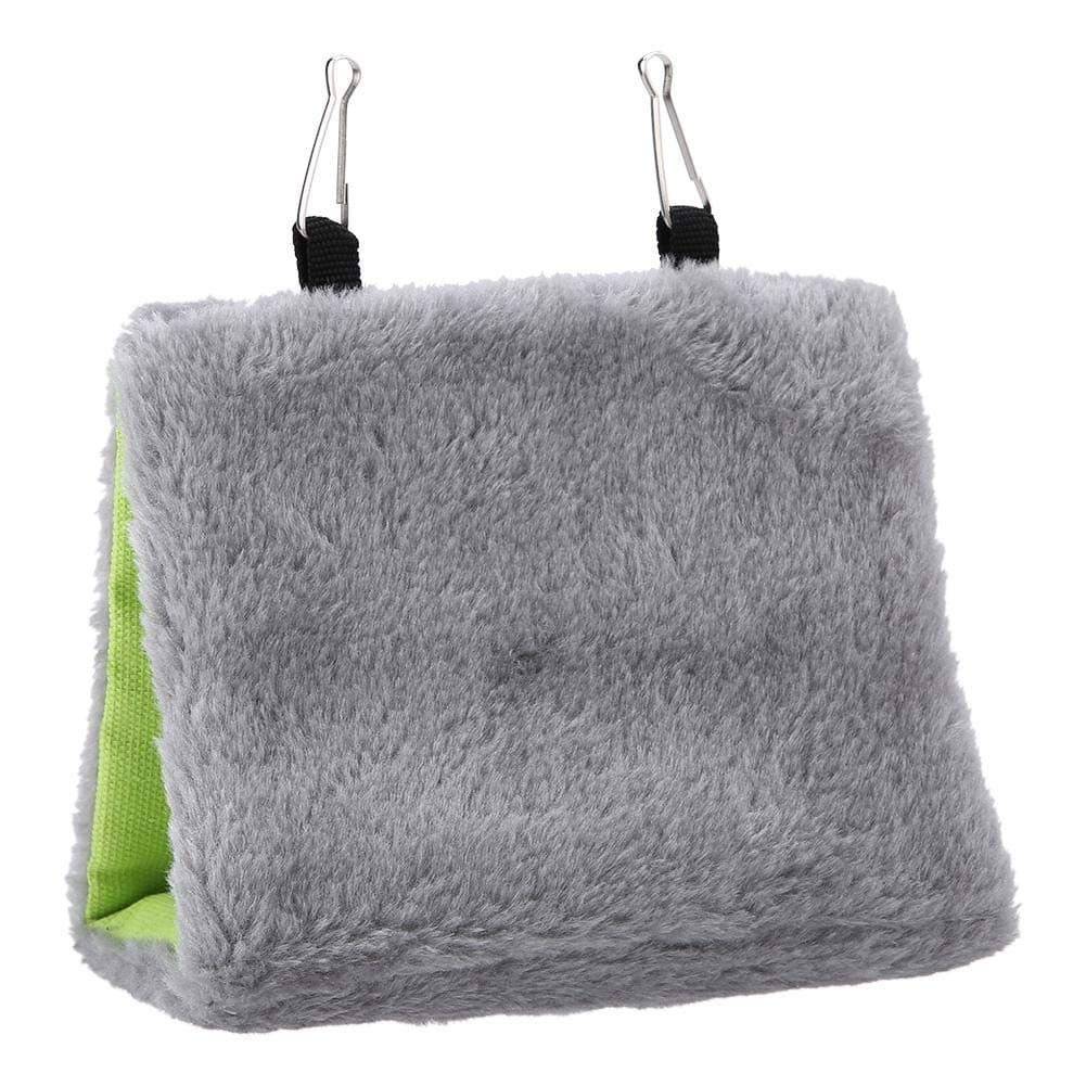 Warm Bird Nest House Soft Triangular Hut Hammock Hanging Cave Parrots Snuggle Hut Bed Pet Supply Birds Cage Toy