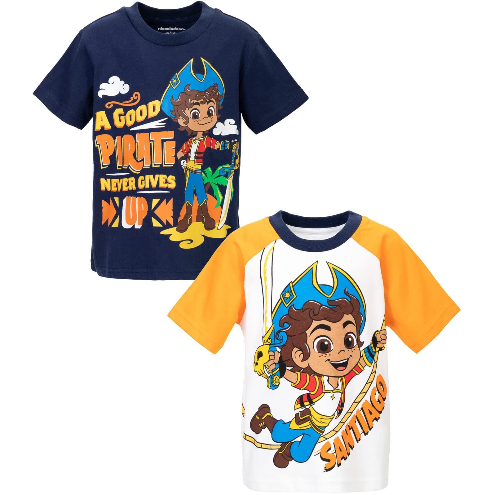 NickelodeonSantiago of The Seas 2 Pack Graphic T-Shirts Toddler to Big Kid