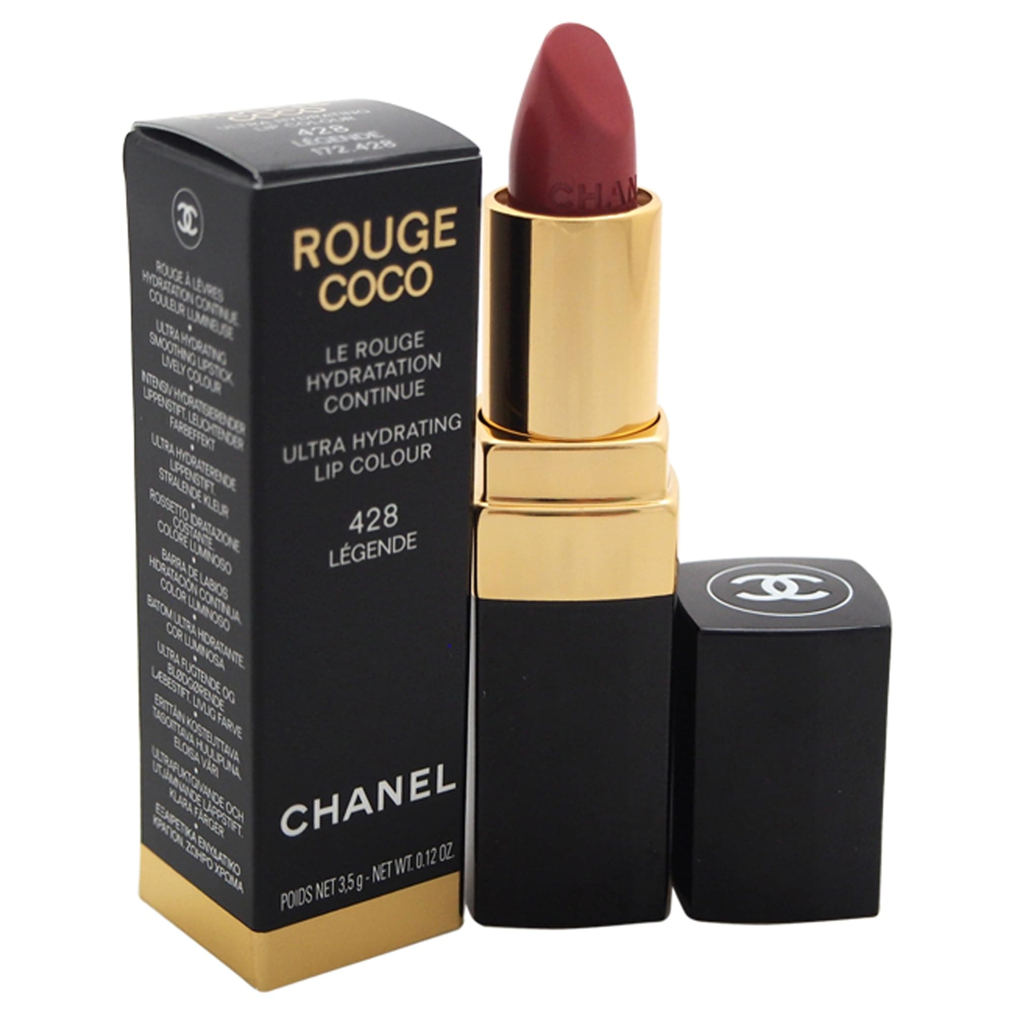 Rouge Coco Shine Hydrating Sheer Lipshine - 428 Legende by Chanel for Women - 0.11 oz Lipstick (Limited Edition)