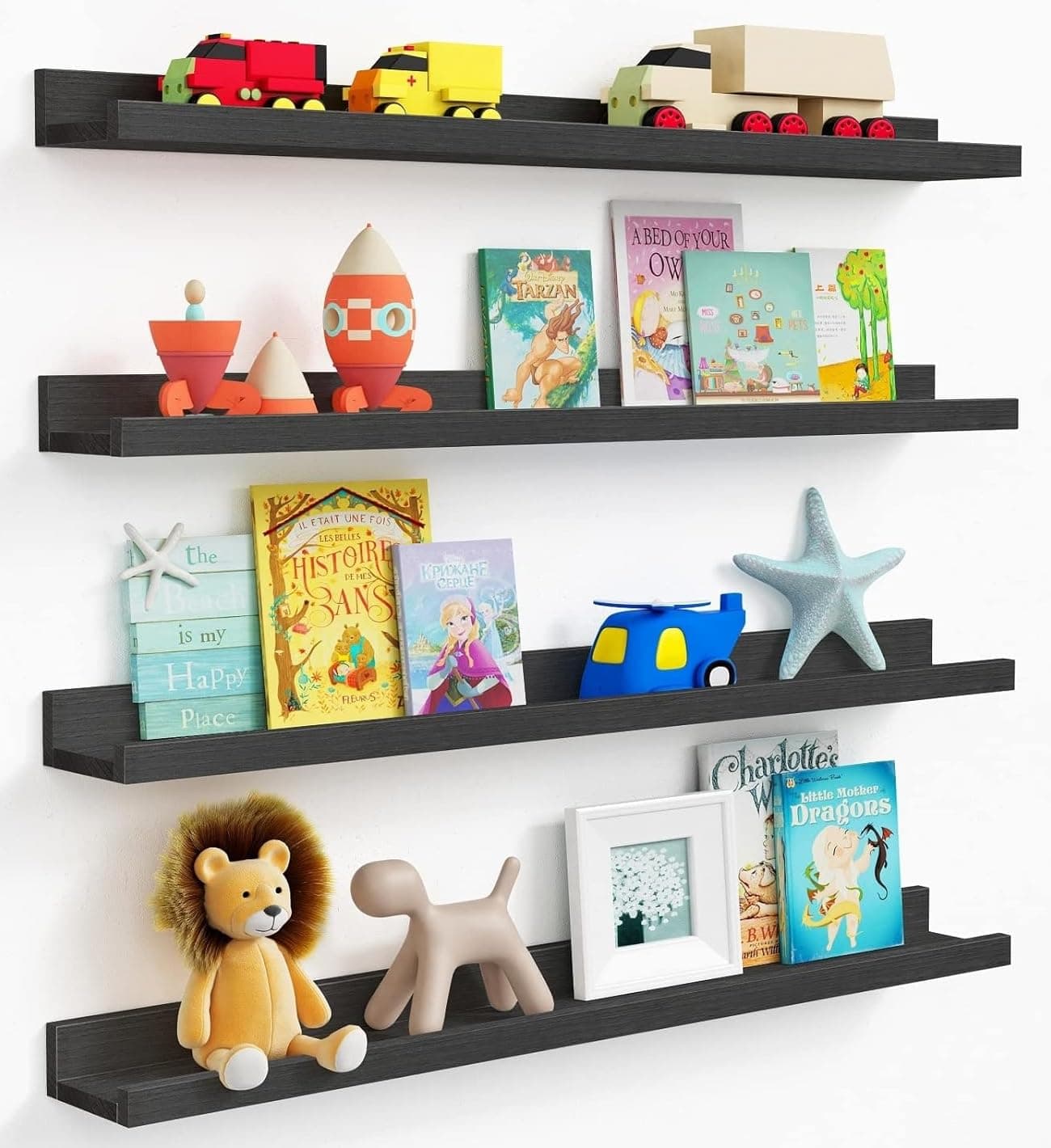 Click Item @ 36" Nursery Picture Shelves