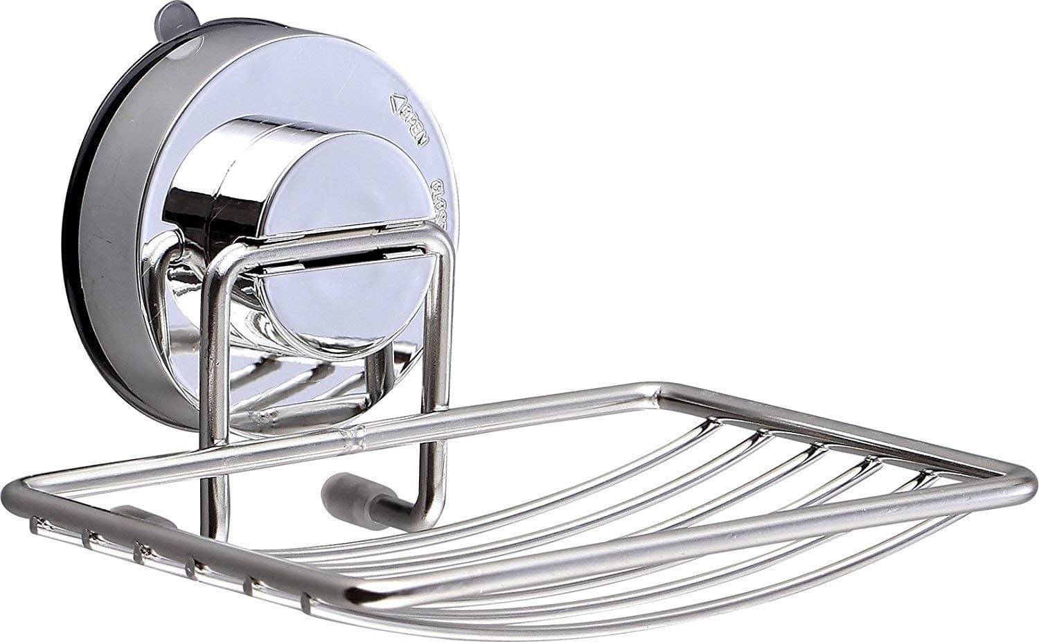 Robot Bee Super Powerful Vacuum Suction Soap Dish holder Strong Stainless Steel Soap Holder Suction for Bathroom & Kitchen