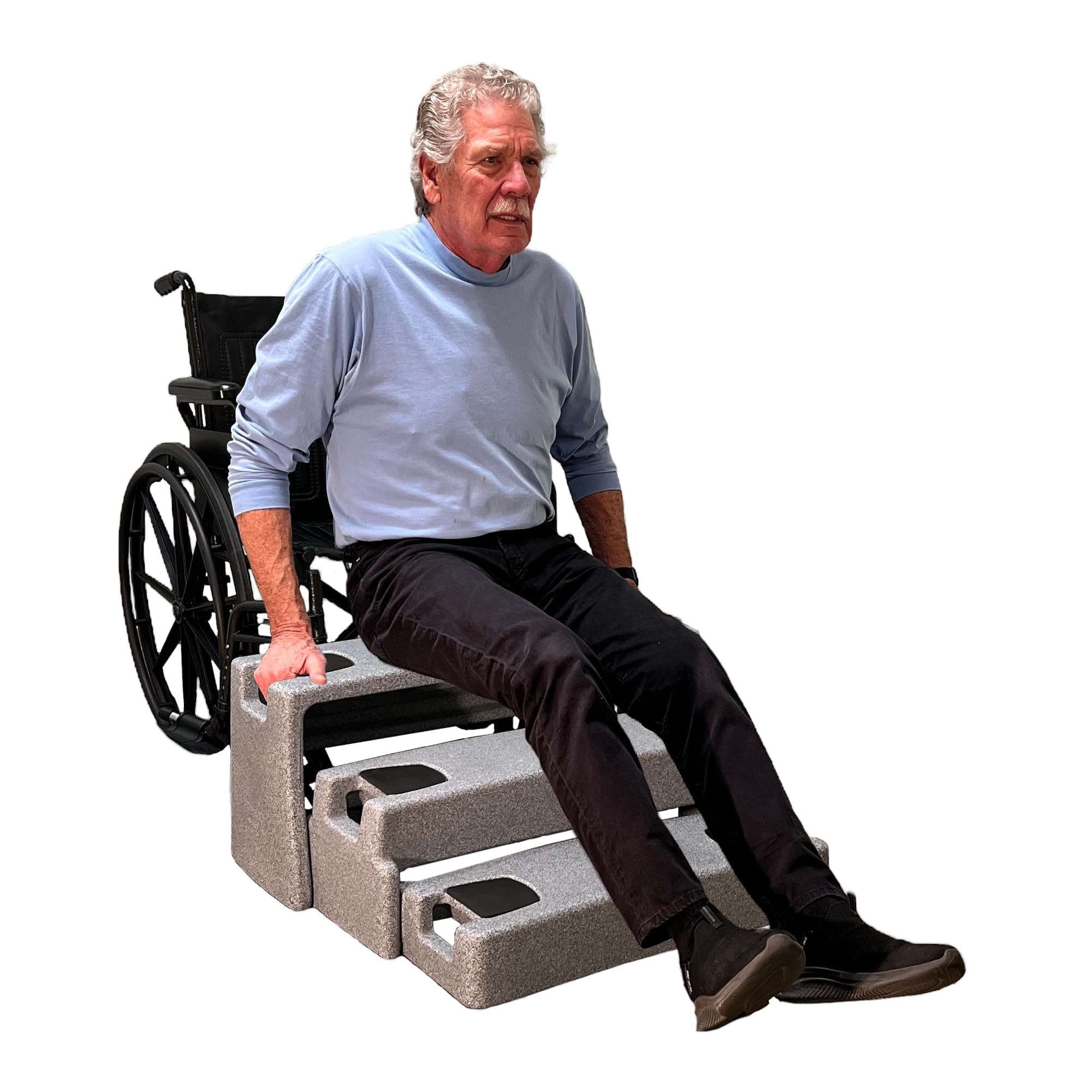 The ResQUp Fall Recovery and Mobility Aid: Self Help for Wheelchair Users, Patient Lift and Transfer Assistance, Get Up from Floor to Sit/Stand, Made in USA, FDA Listed Medical Device (Graystone)
