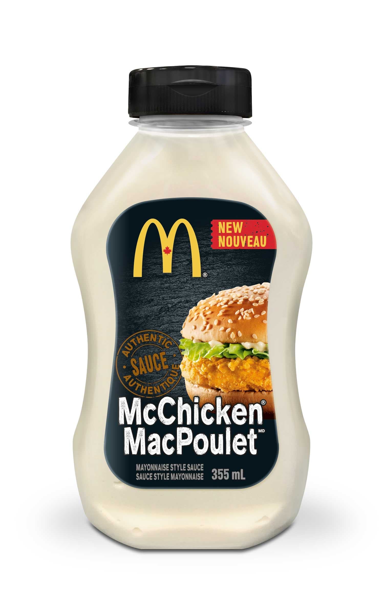 MCDONALD'S McChicken Sauce, 1 Count, 355ml/12.00 Ounces {Imported from Canada}