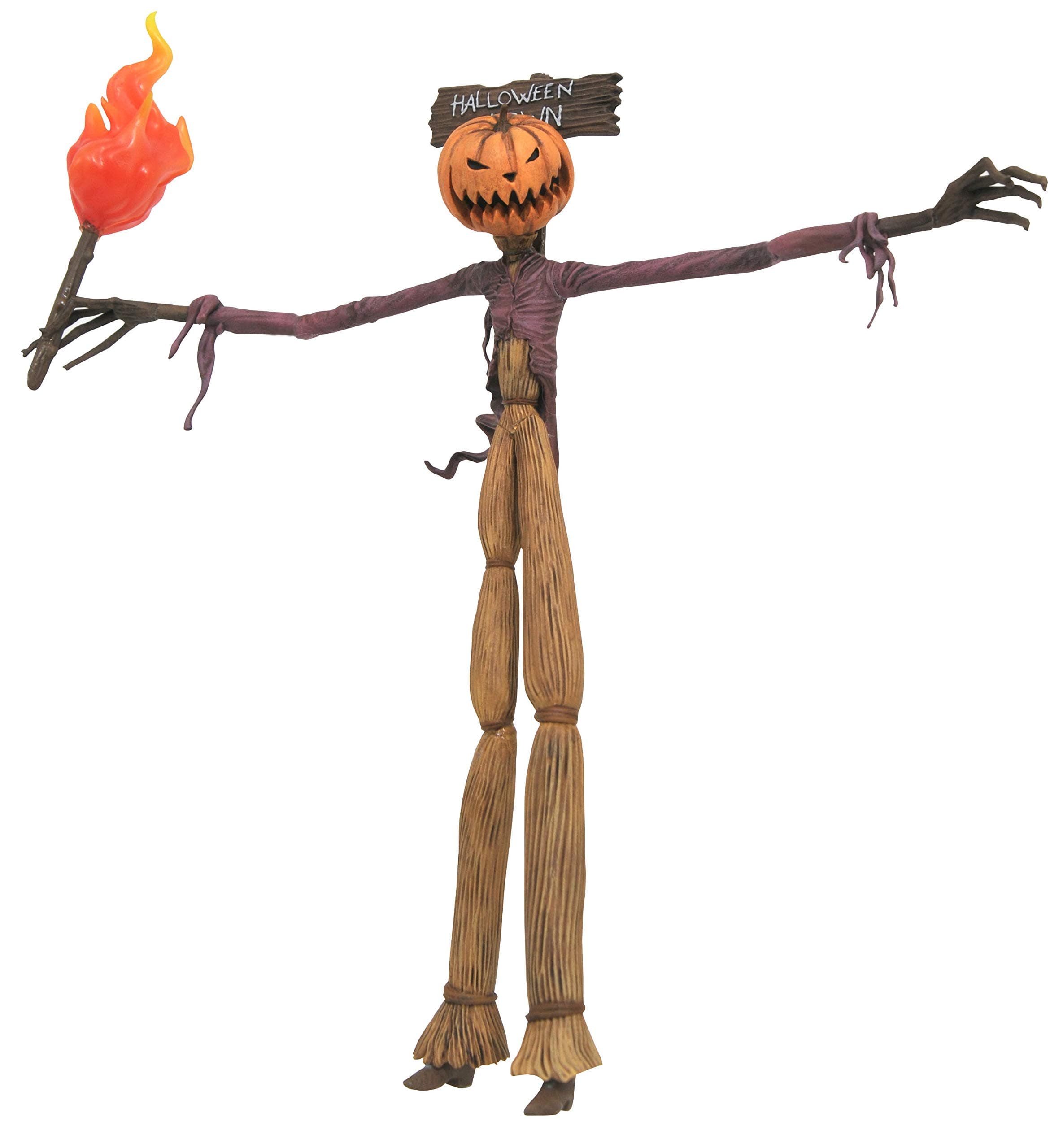 Diamond Select Toys The Nightmare Before Christmas Best of Series: Pumpking King Jack Action Figure, Multicolor