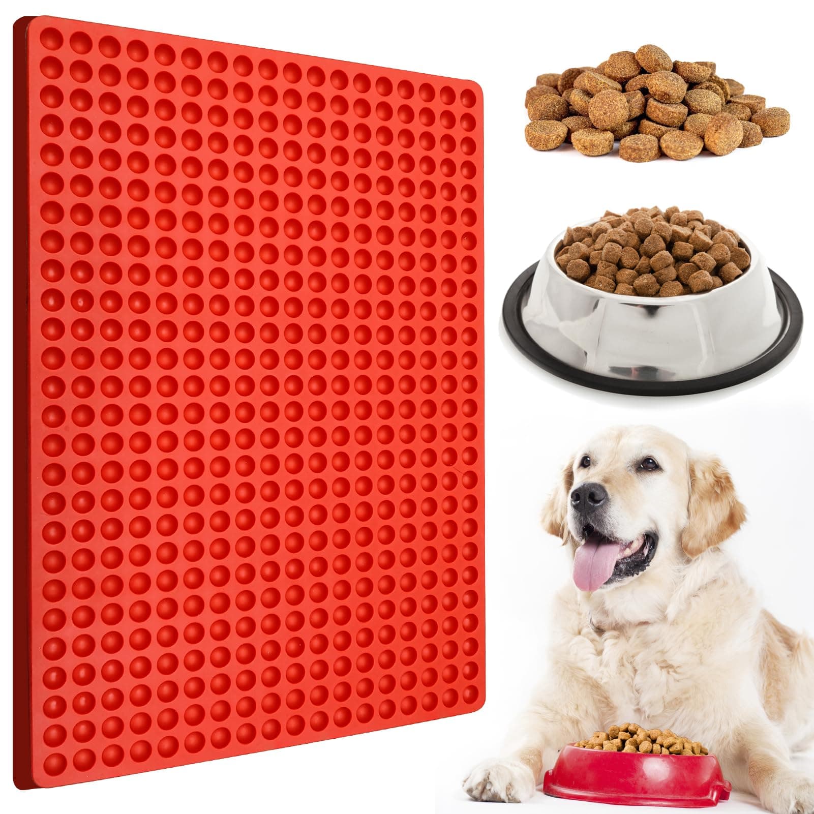 Palksky (468-Cavity) - 468-Cavity Mini Round Silicone Mould/Chocolate Drops Mould/Dog Treats Pan/Semi Sphere Gummy Candy Moulds for Ganache Jelly Caramels Cookies Pet Treats Baking Mould Small Dot ...