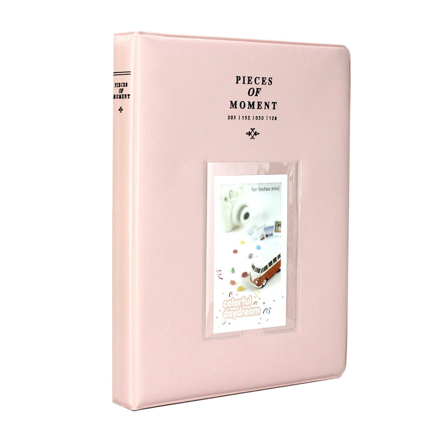 Fujifilm Instant Photo Album Polaroid Pink Album Compatible with Instax Mini 8/8+, Mini 9, Mini 26, Mini 90, Polaroid 300