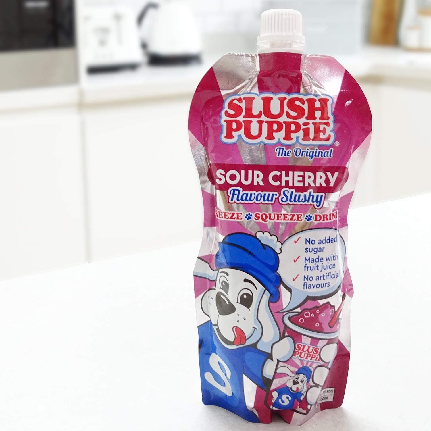 Slush Puppie Pouches Sour Cherry 6 Pack