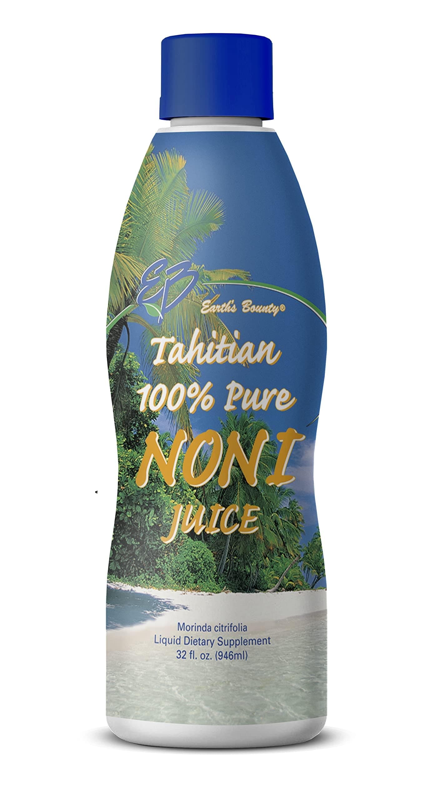Earth's Bounty - Pure Noni Juice from Tahiti - 32 oz.