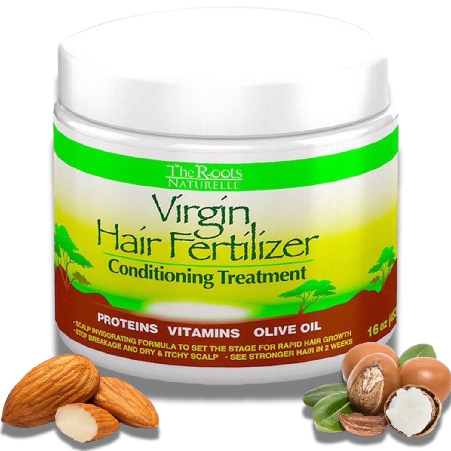 Virgin Hair Fertilizer Conditioning Treatment. Helps Strengthen Hair, Promote Rapid Hair Growth and Protect/Restore Damaged Hair (Large 16oz)