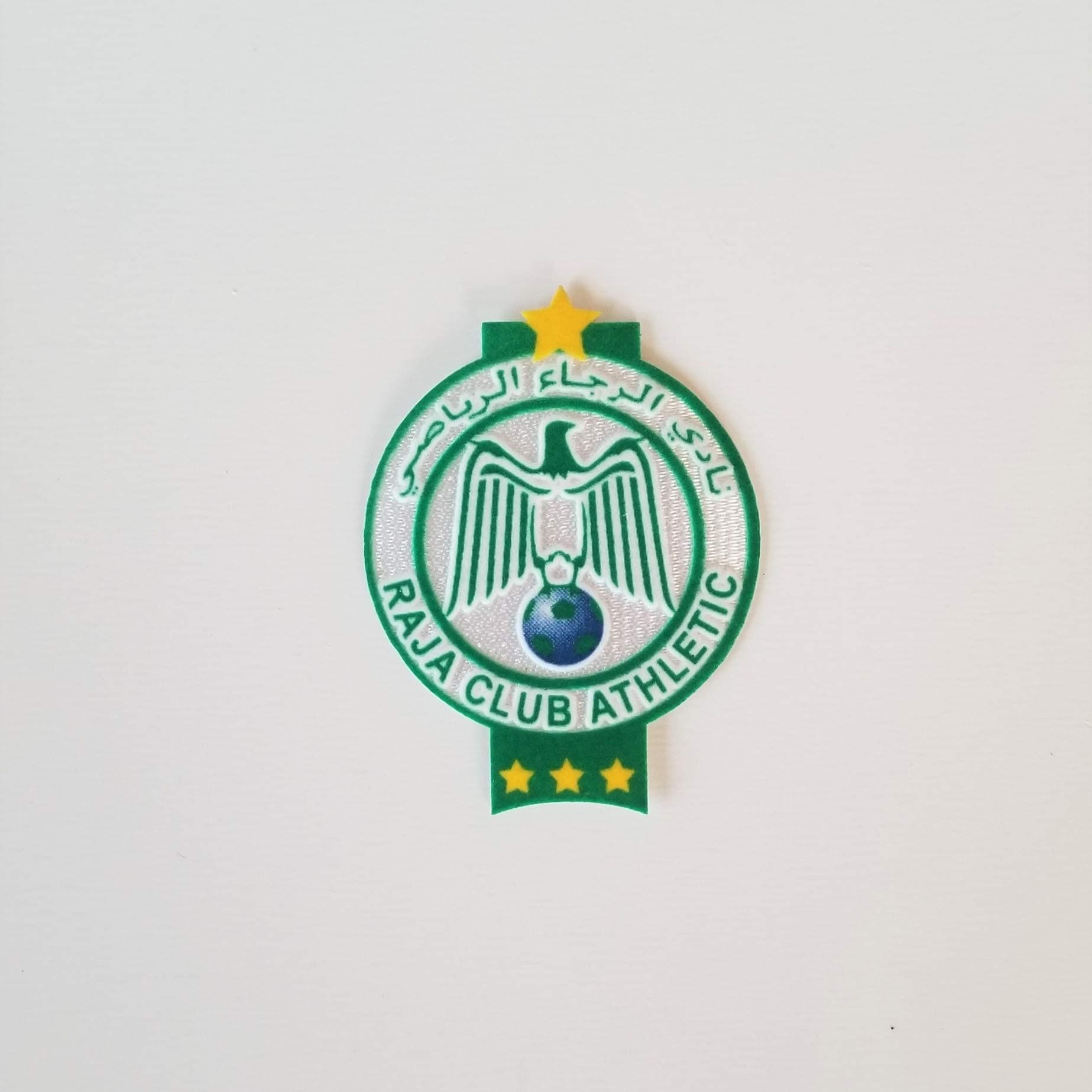 Raja Club Athletic Casablanca Morocco Fabric Decal Football Soccer Africa