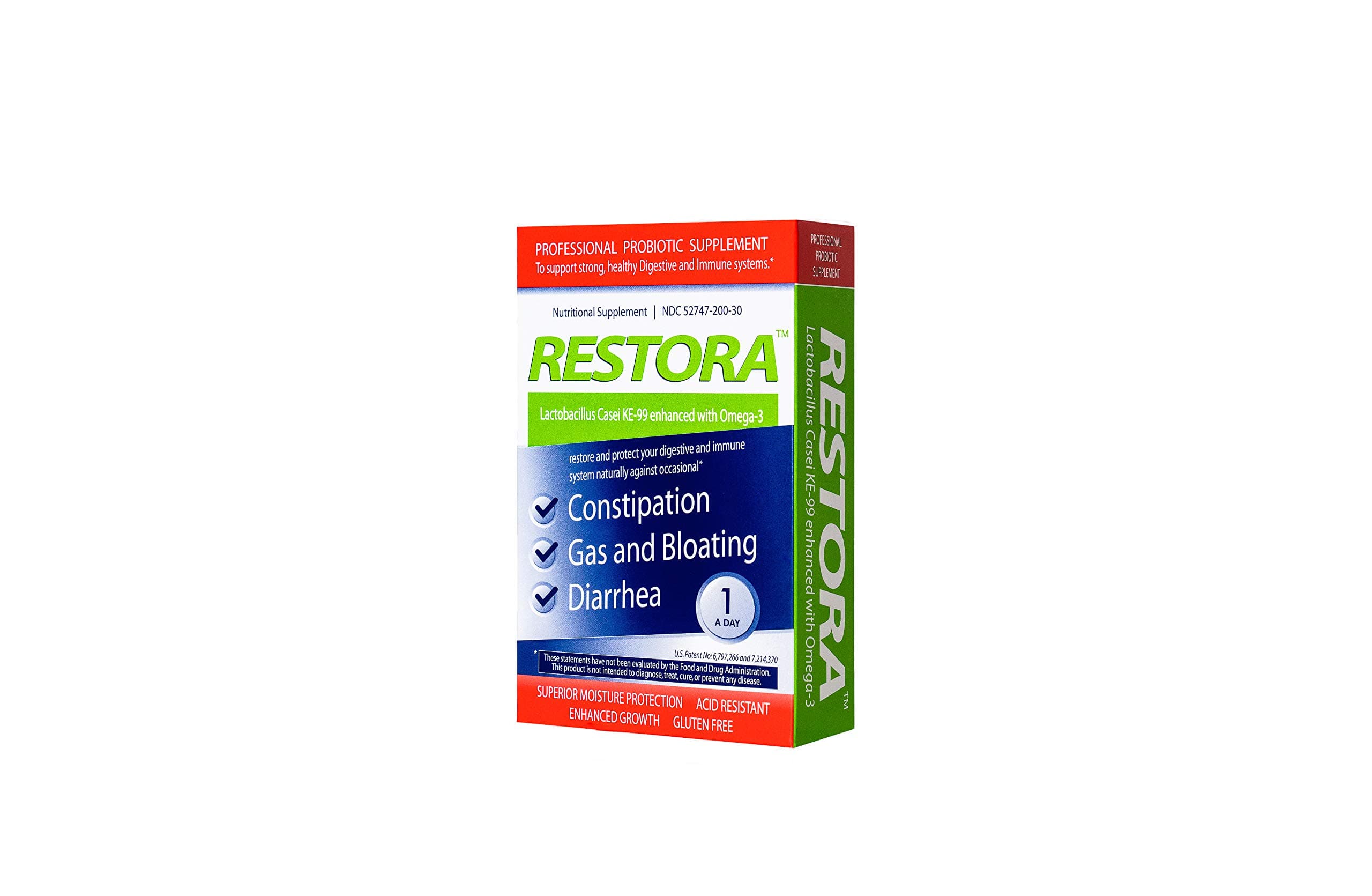 Probiotic Supplement -Immunity Booster-Patented probiotic w|Omega 3, Gut Health Stabilizer Increases Resistance to Infectious Diseases -Calms Inflammation
