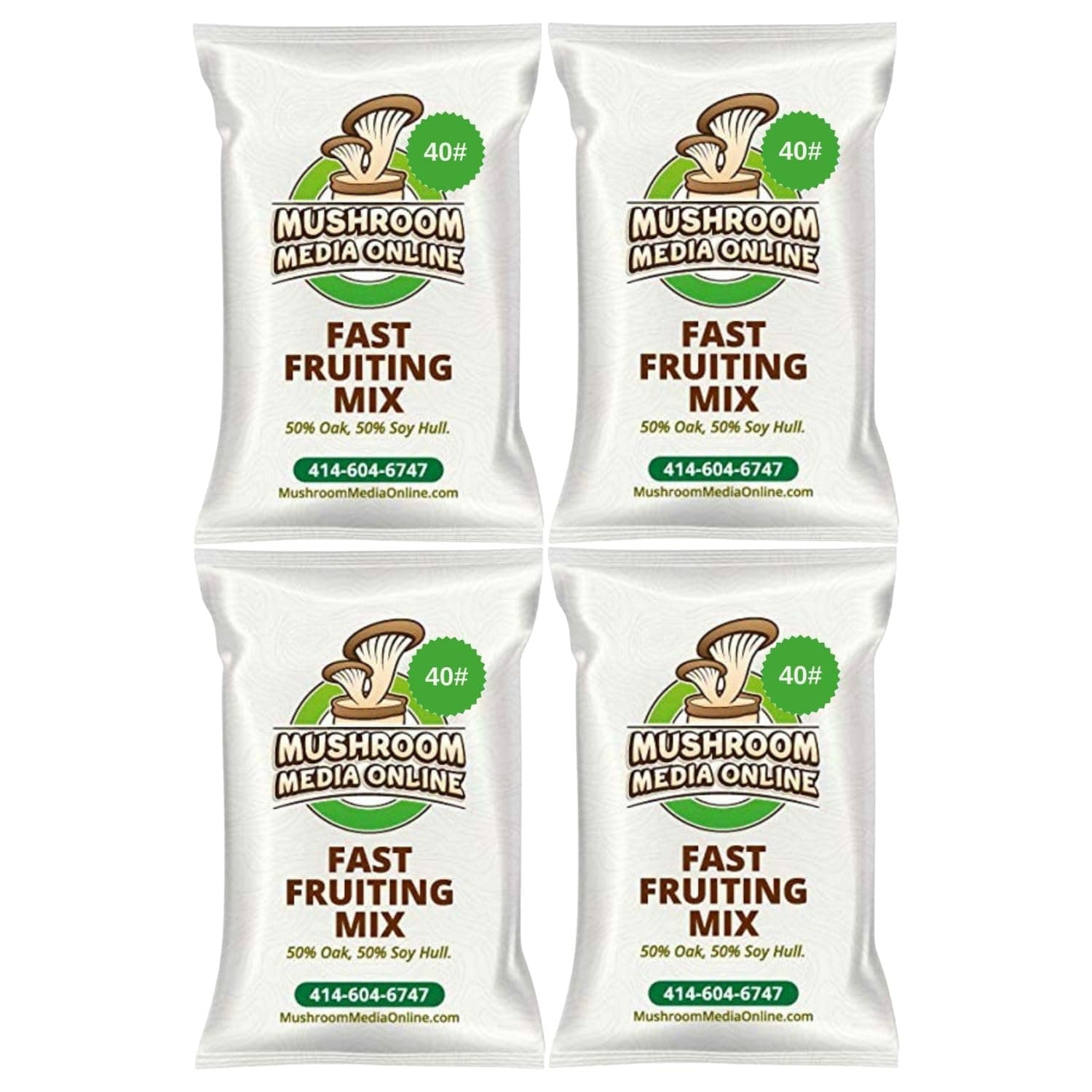 Fast Fruiting Pellets, aka Masters Mix (50% Oak and 50% Soy) - Ideal and Fast-Growing Substrate for Mushroom Cultivation, Oyster Mushrooms, Shiitake, and More (10 Pounds)