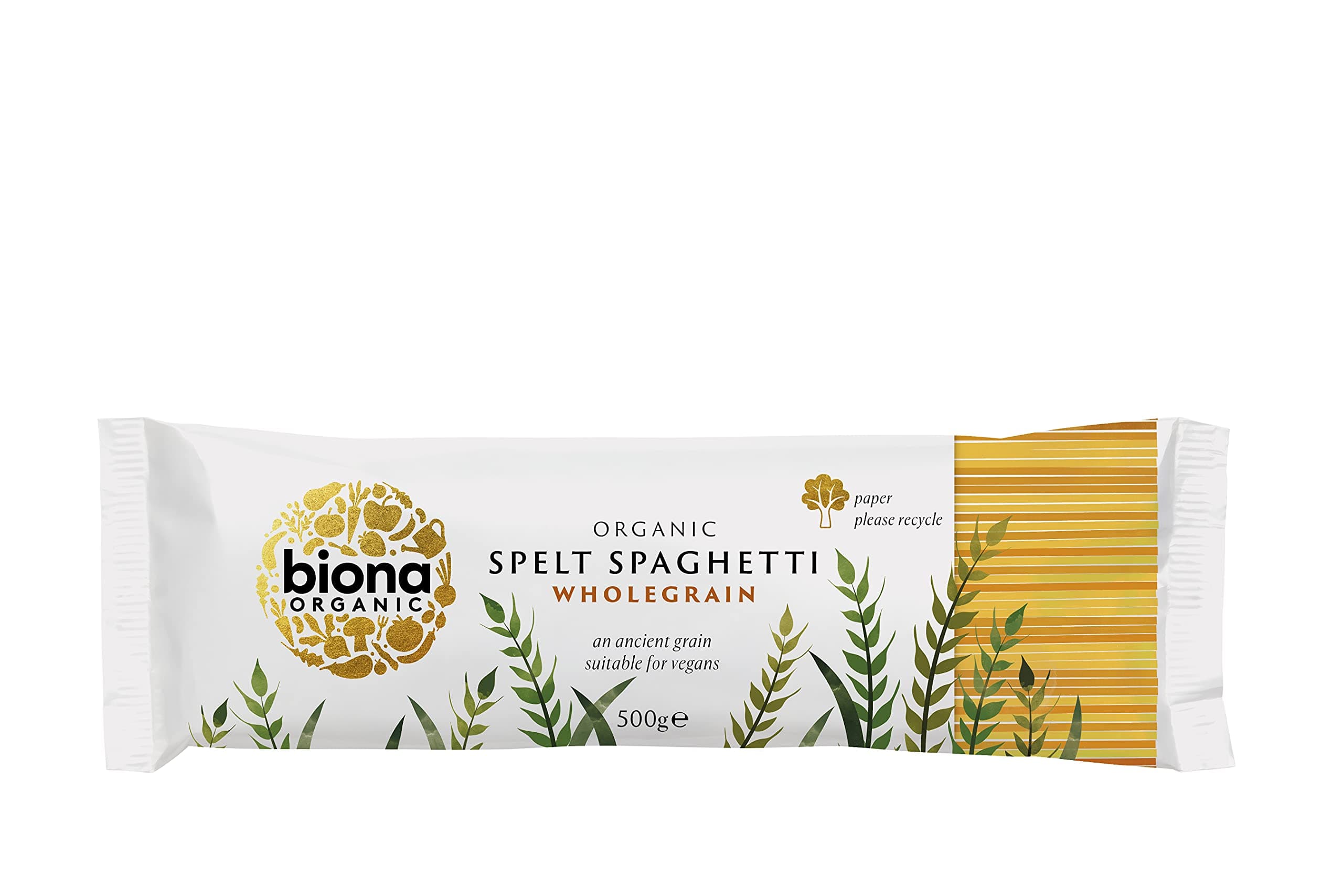 Organic Spelt Wholegrain Spaghetti, 500g