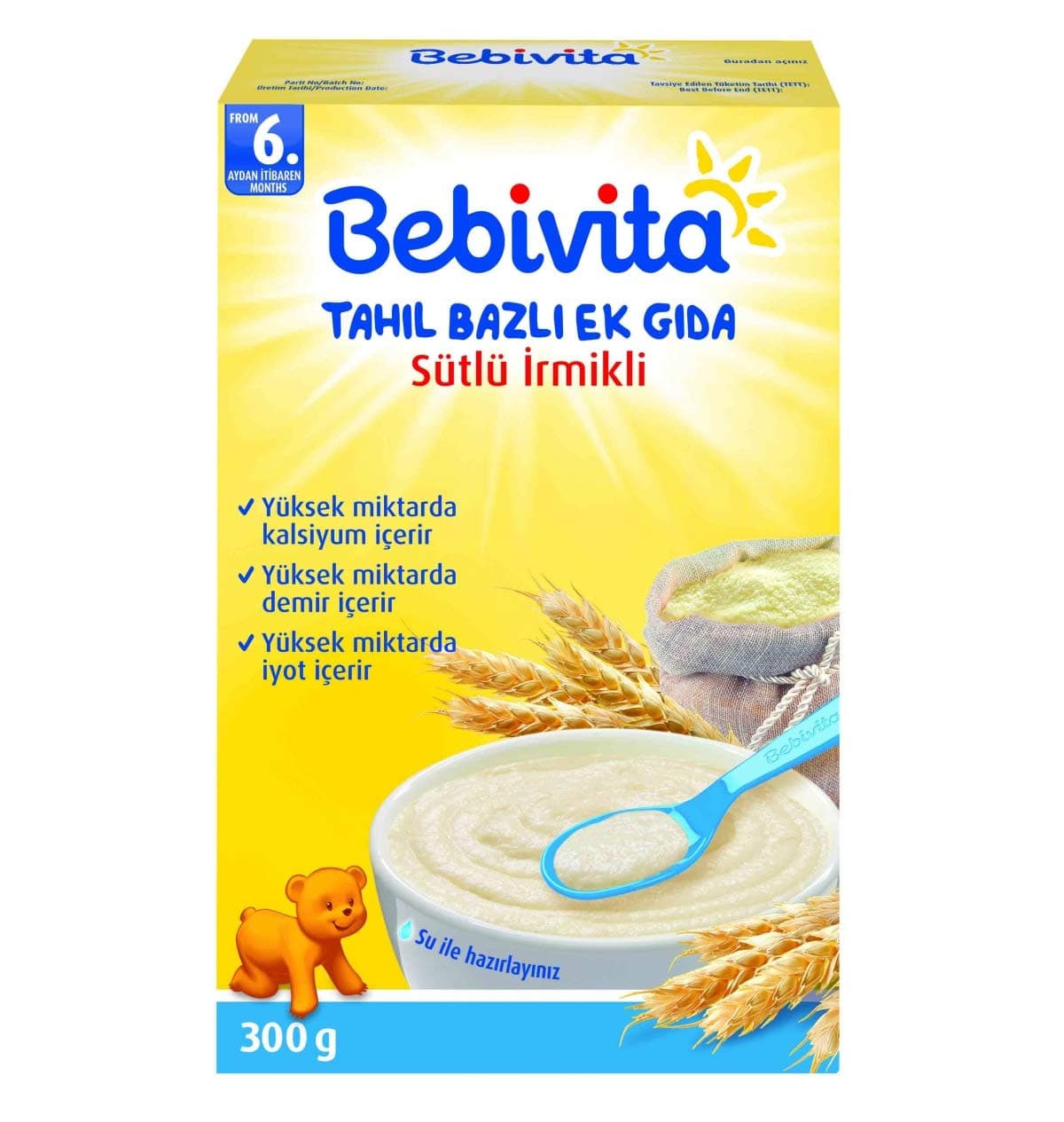Bebivita Milchbrei GrieÃŸ 600 gr.