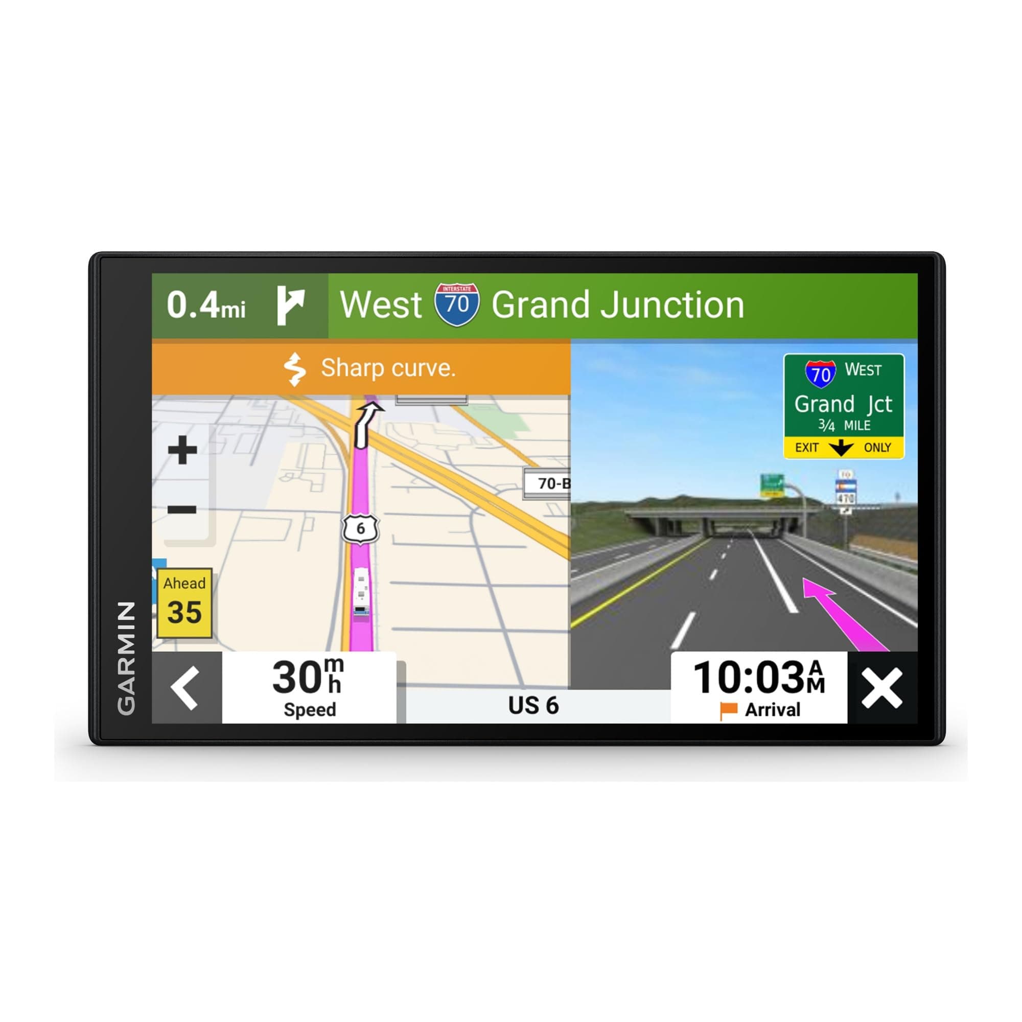 RV 795, Large, Easy-to-Read 7” GPS RV Navigator, Custom Routing, High-Resolution Birdseye Satellite Imagery, Directory of Parks and Services, Access Live Traffic and Weather