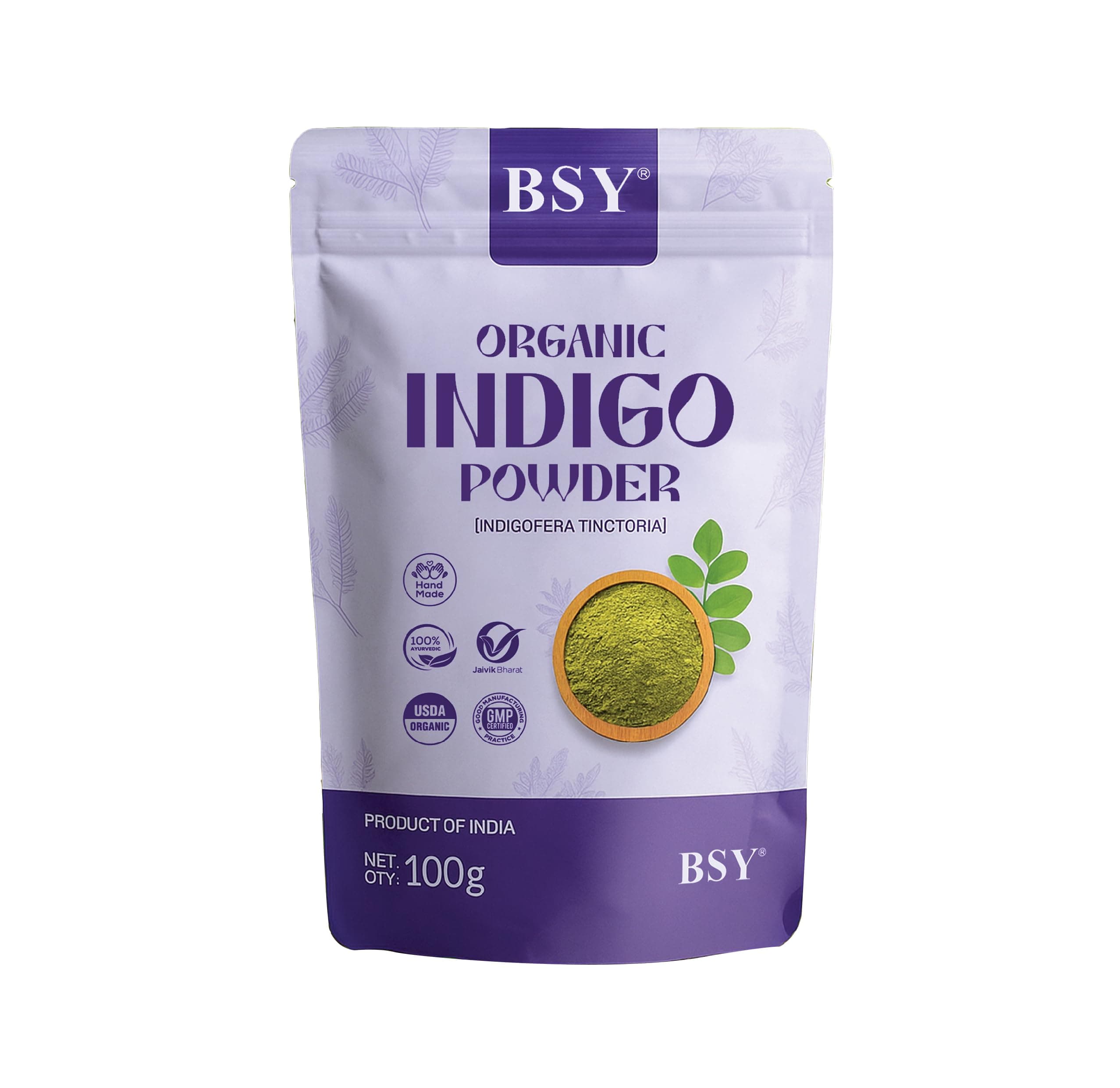 BSY Organic Indigo Powder - 100 g