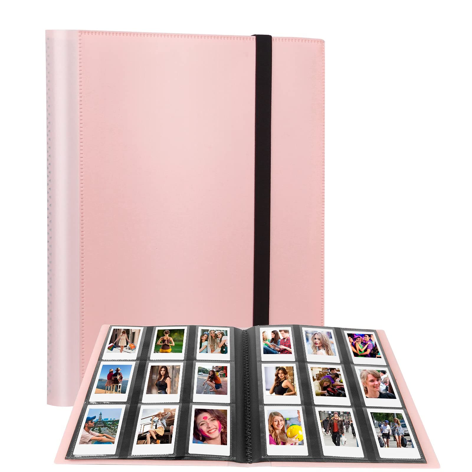 432 Pockets Photo Album for Fujifilm Instax Mini Camera, Polaroid Mini Camera, for Fujifilm Instax 12 11 9 40 99 90 8 7 Evo LiPlay Instant Cameras, 2x3 Inch Polaroid Photo Album, Pink